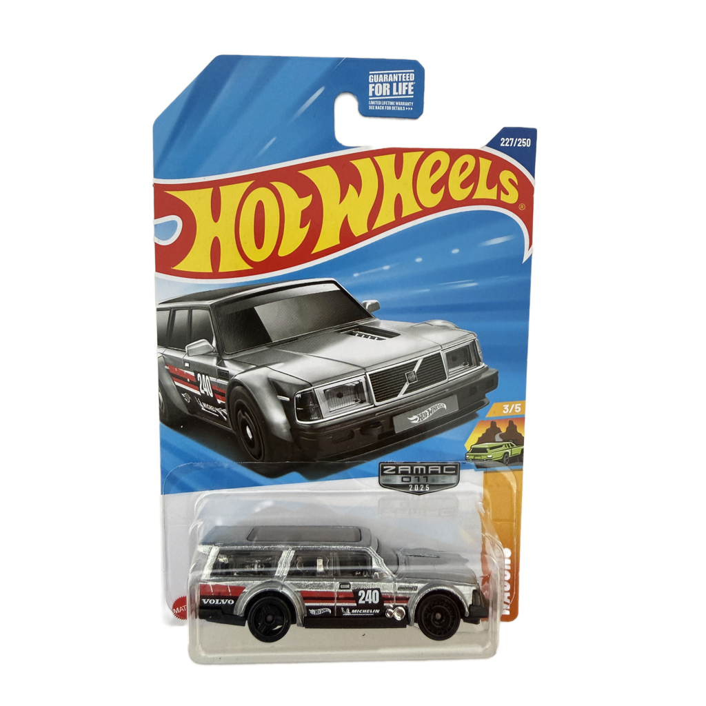 Hot Wheels #227 Volvo 240 Drift Wagon ZAMAC