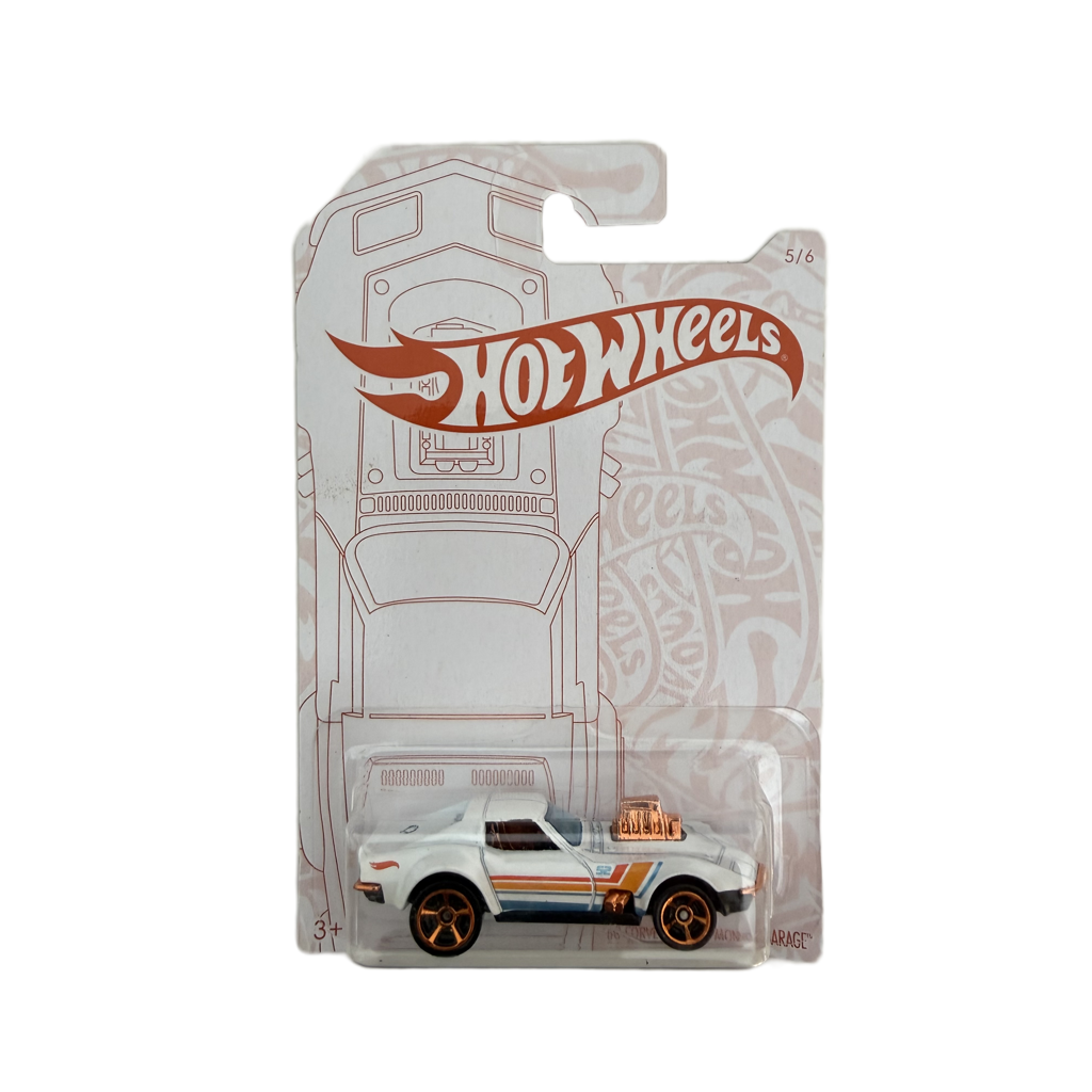 Hot Wheels 52nd Anniversary Pearl & Chrome '68 Corvette Gas Monkey Garage