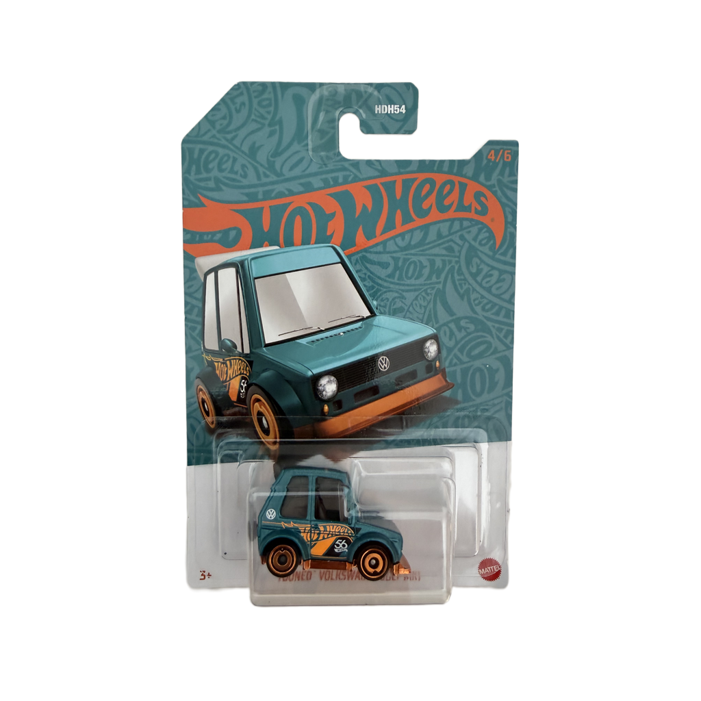 Hot Wheels 56th Anniversary Pearl And Chrome Tooned Volkswagen Golf MK1