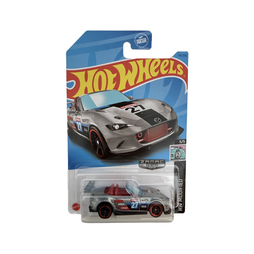 Hot Wheels #114 '15 Mazda MX-5 Miata ZAMAC
