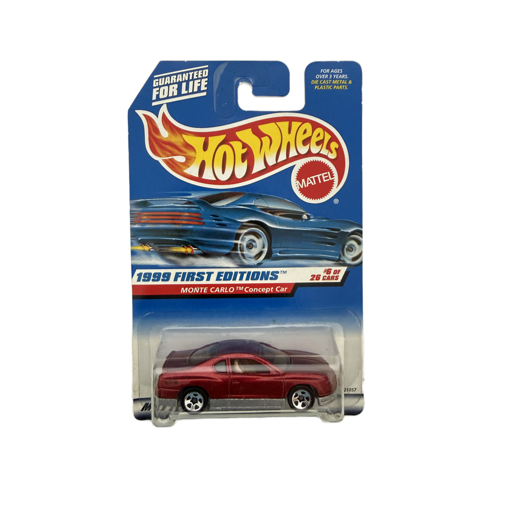 Hot Wheels #910 Monte Carlo Concept Car - Metallic Red