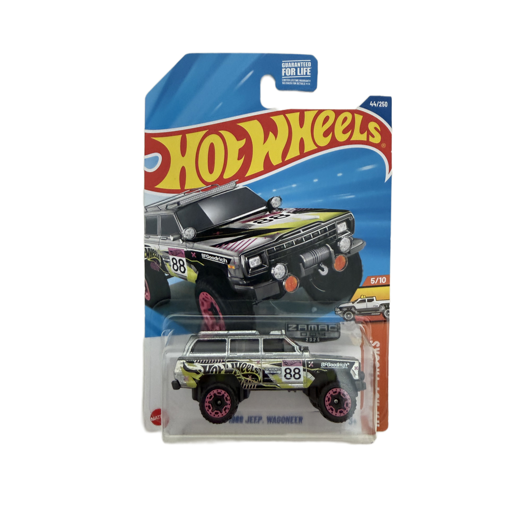 Hot Wheels #44 1988 Jeep Wagoneer ZAMAC