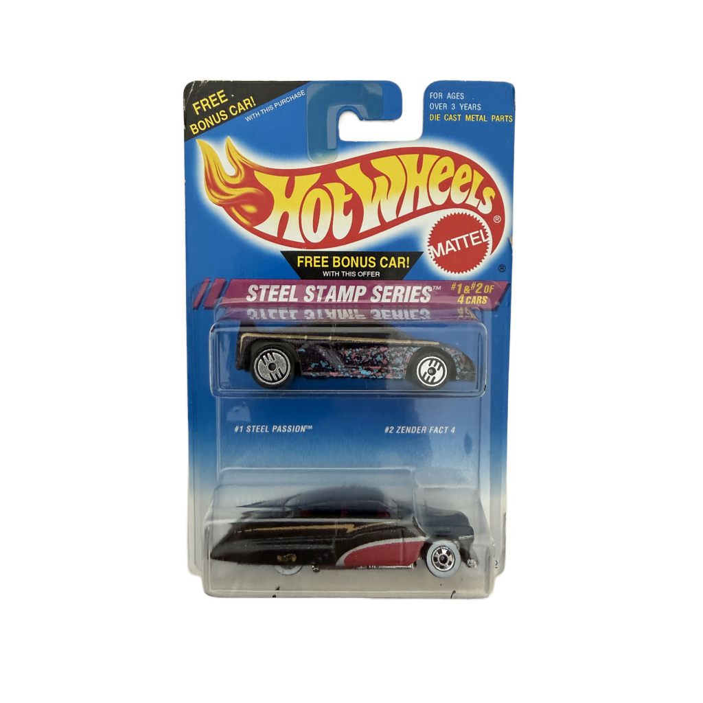 Hot Wheels Steel Stamp Series 2-Pack - Steel Passion & Zender Fact 4