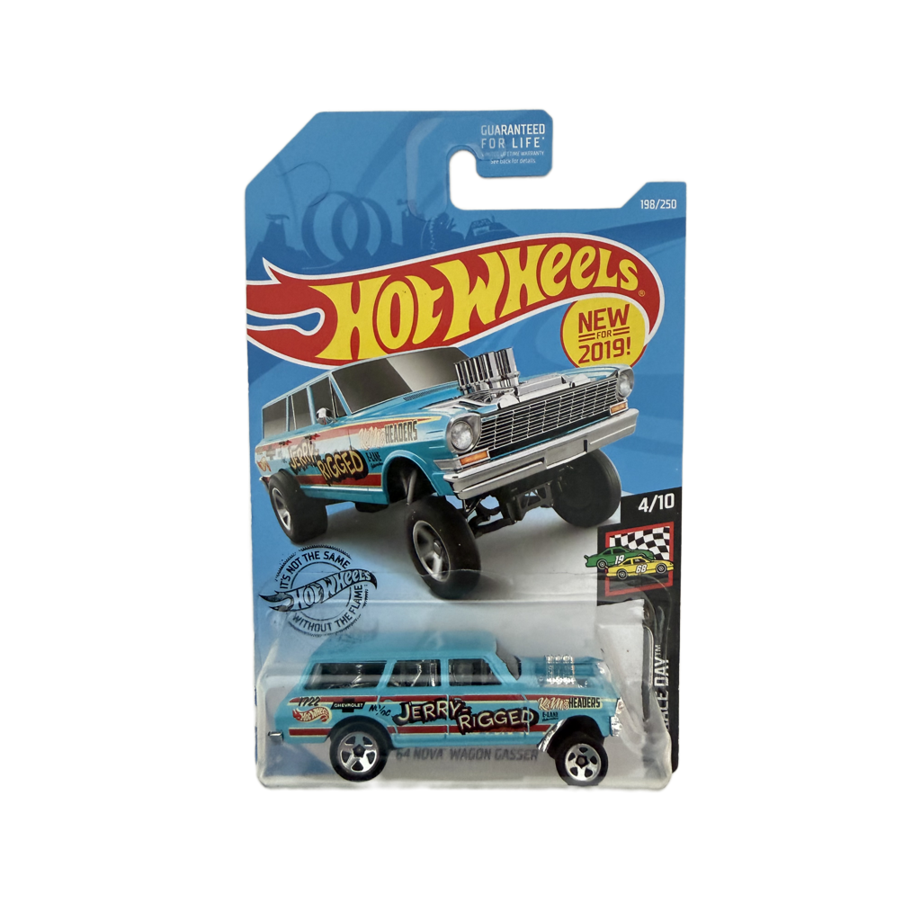 Hot Wheels #198 '64 Nova Wagon Gasser - Teal
