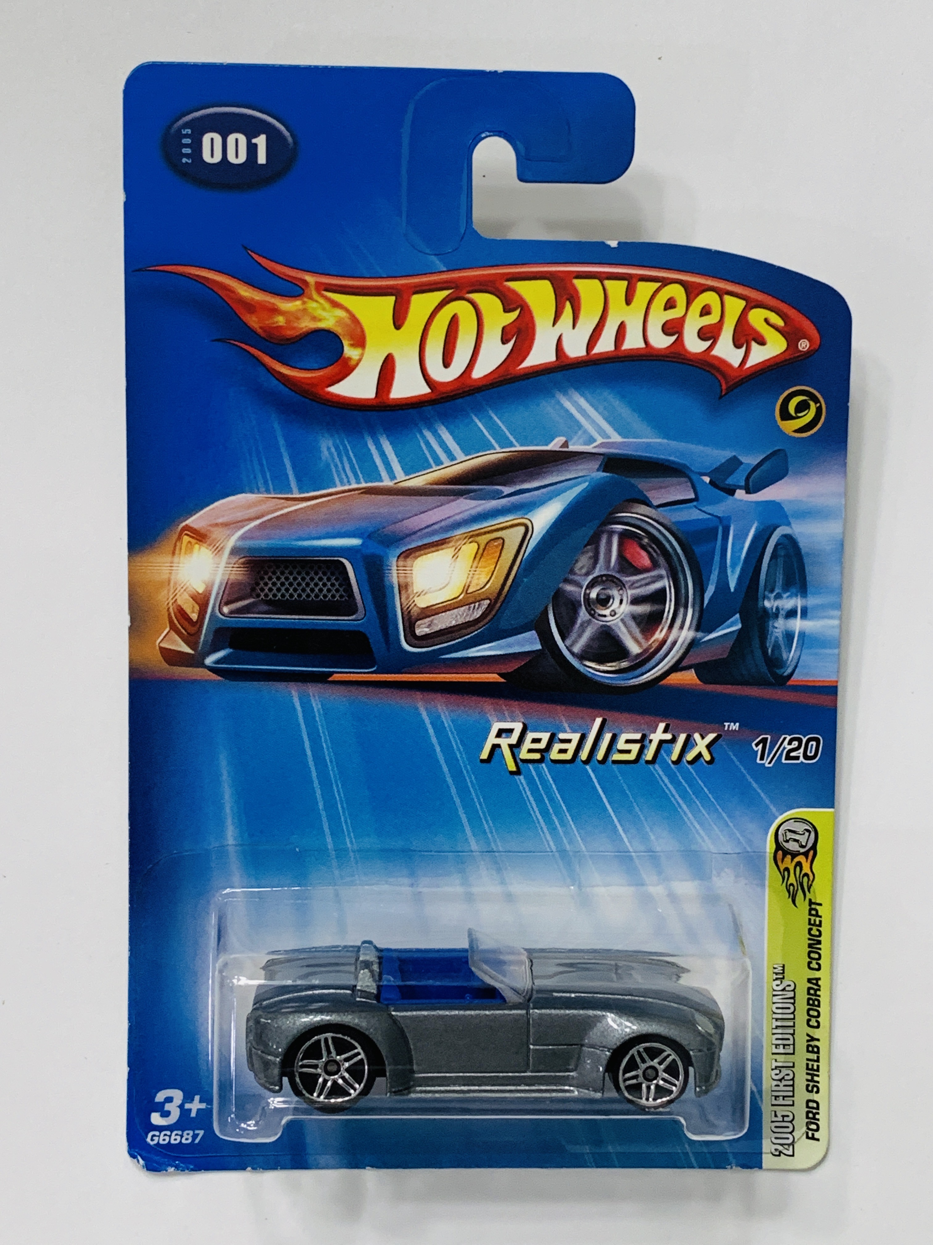 Hot Wheels #001 Ford Shelby Cobra Concept