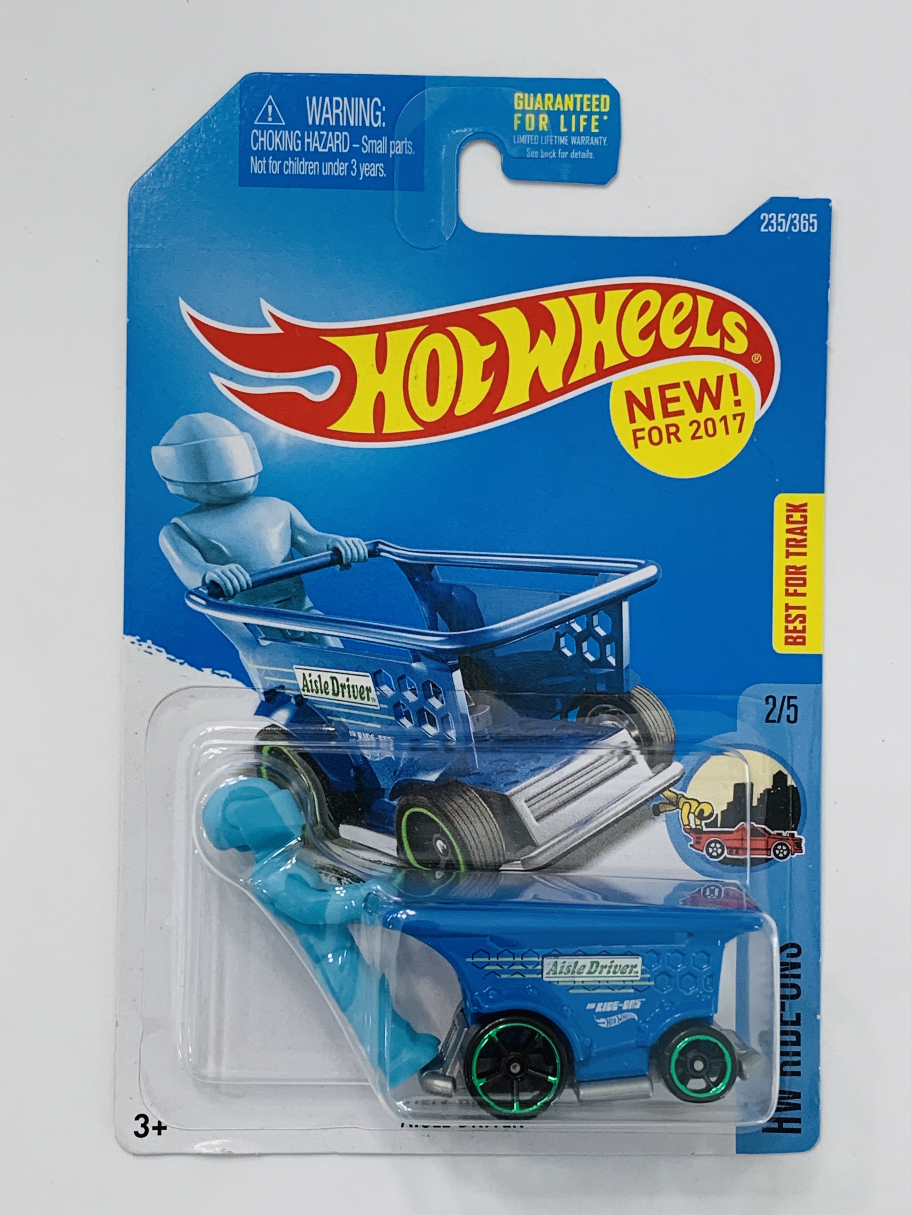 Hot Wheels #235 Aisle Driver - Blue