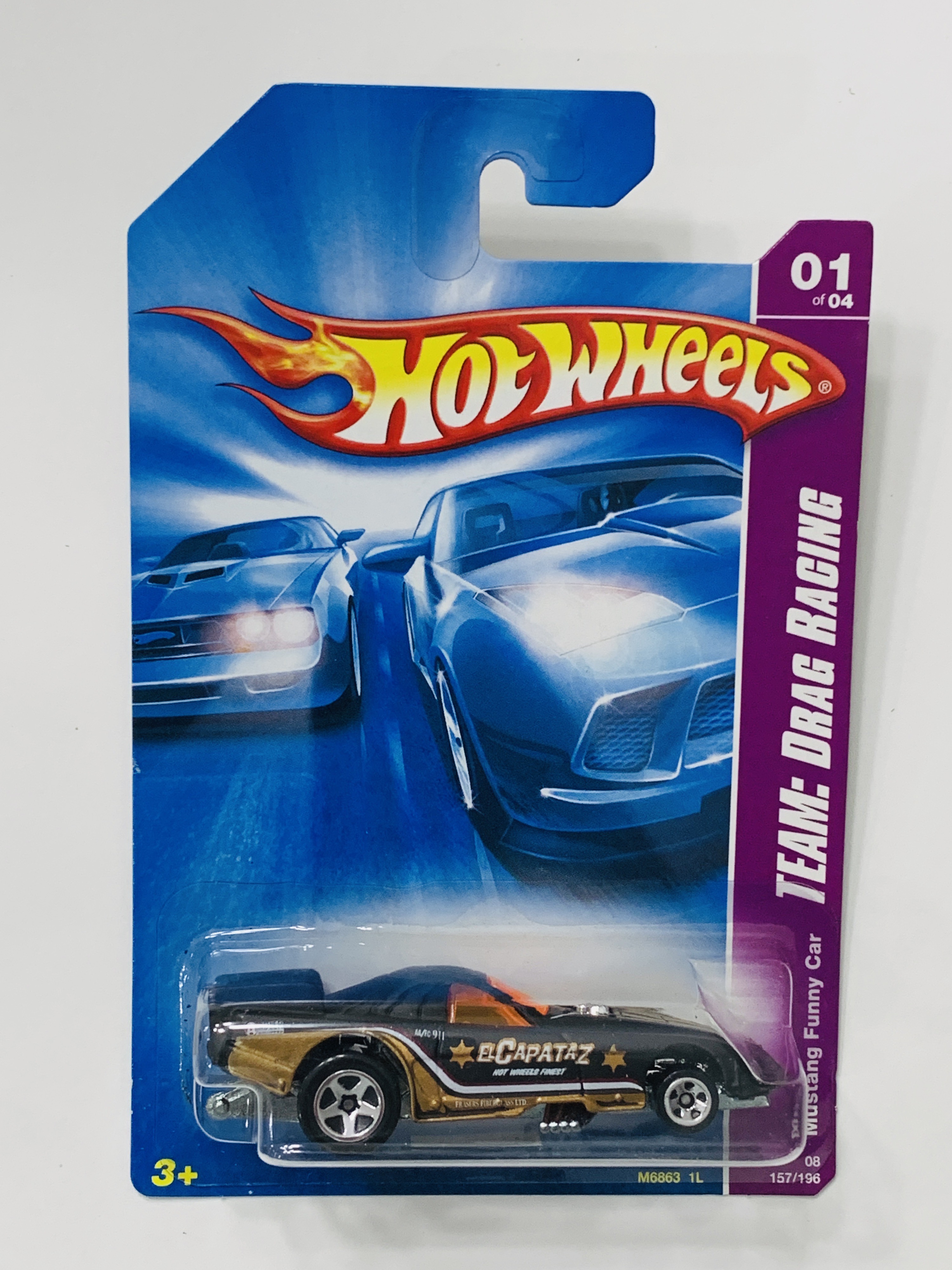 Hot Wheels #157 Mustang Funny Car - Black