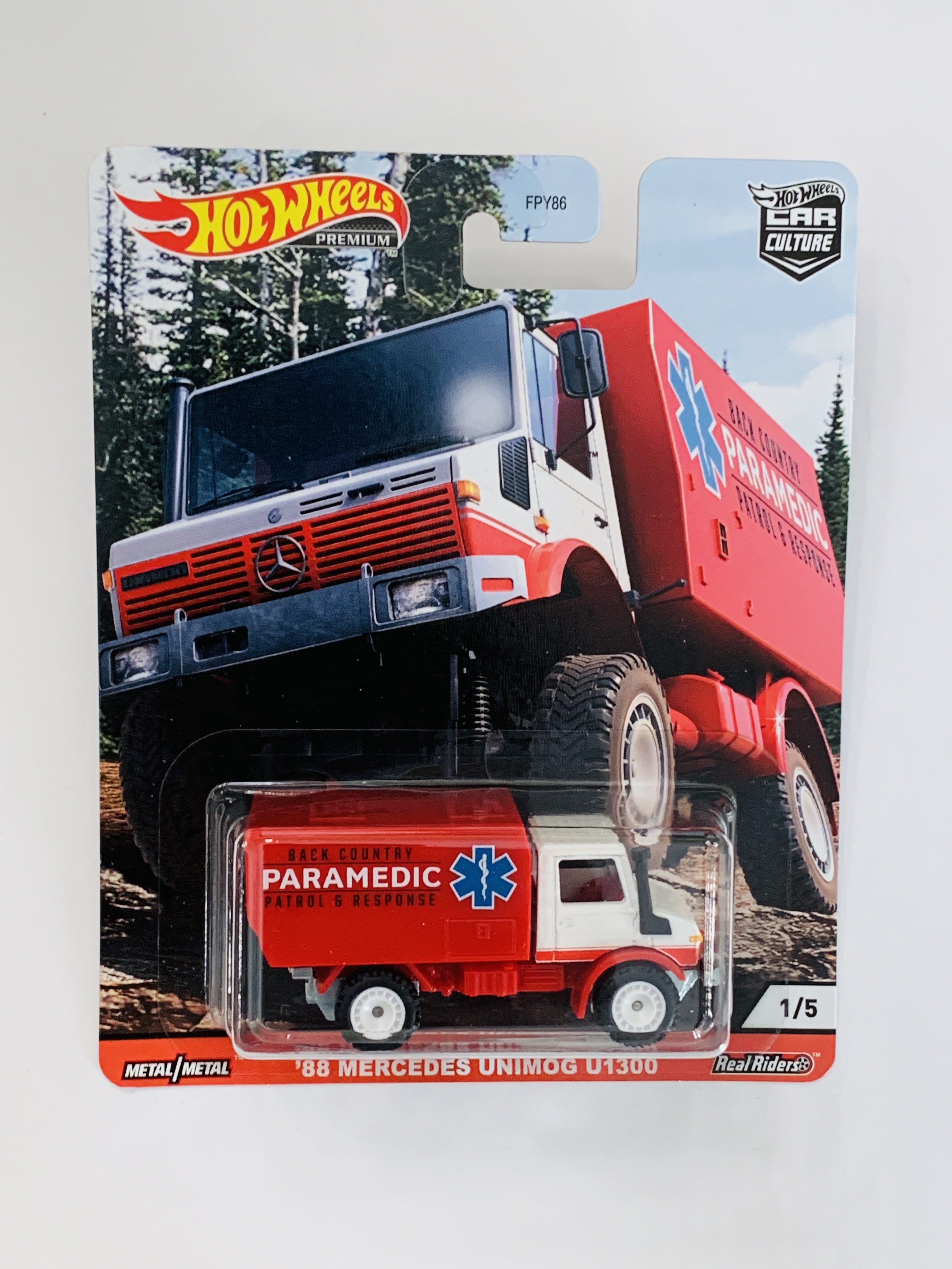 Hot Wheels Premium Wild Terrain '88 Mercedes Unimog U1300