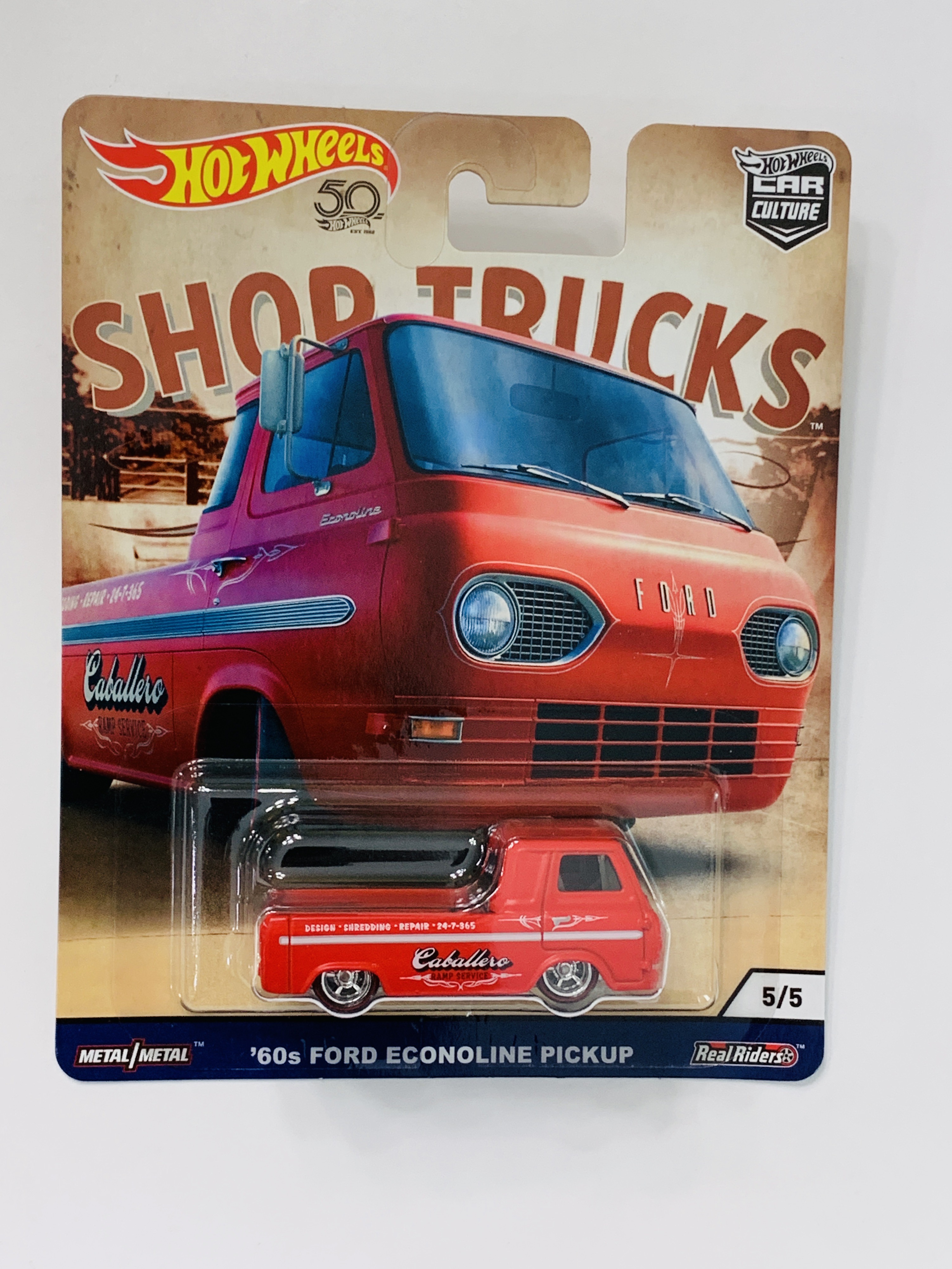 Hot Wheels Shop Trucks '60s Ford Econoline Pickup