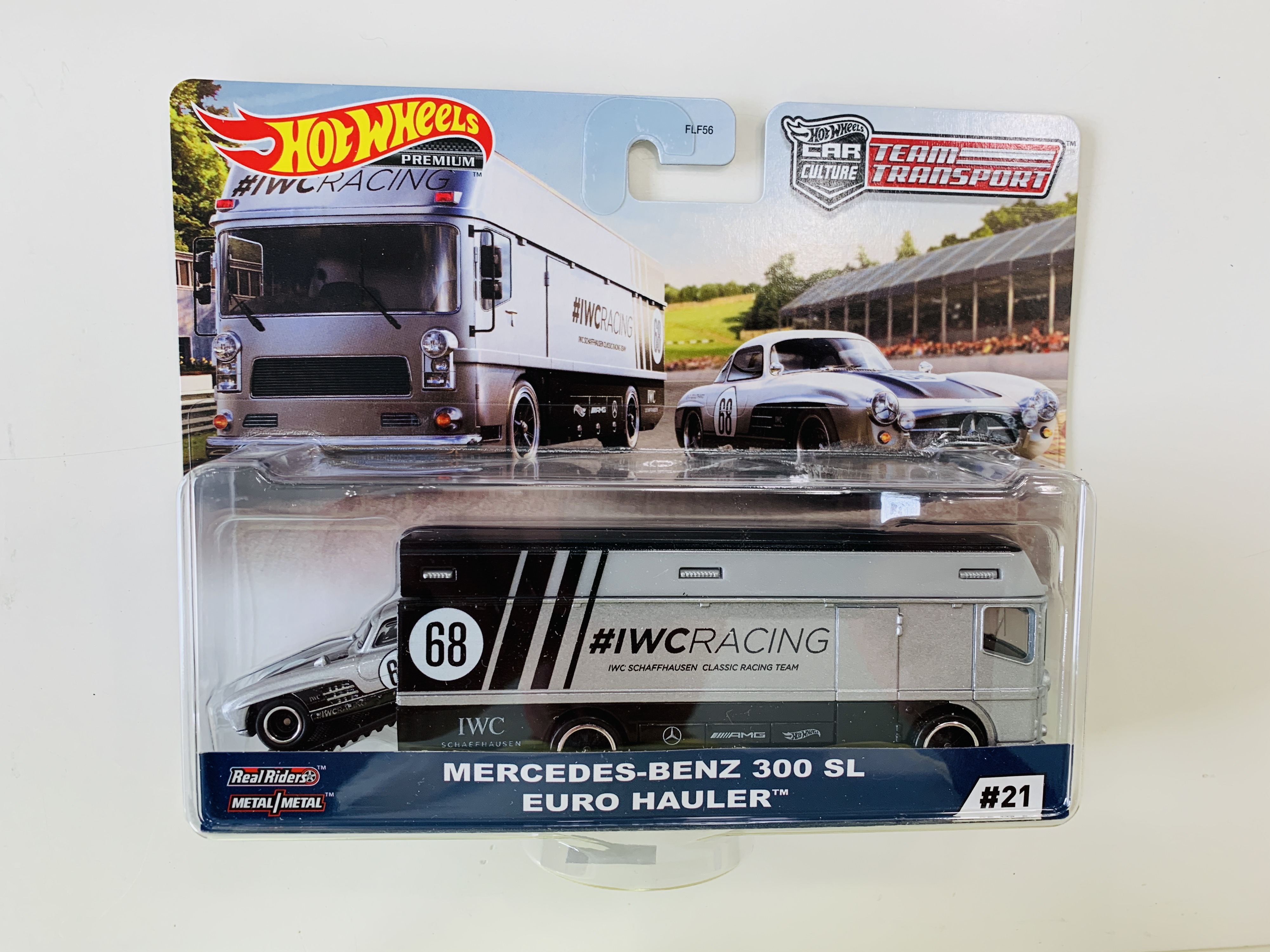 Hot Wheels Team Transport 21 MercedesBenz 300 SL / Euro Hauler