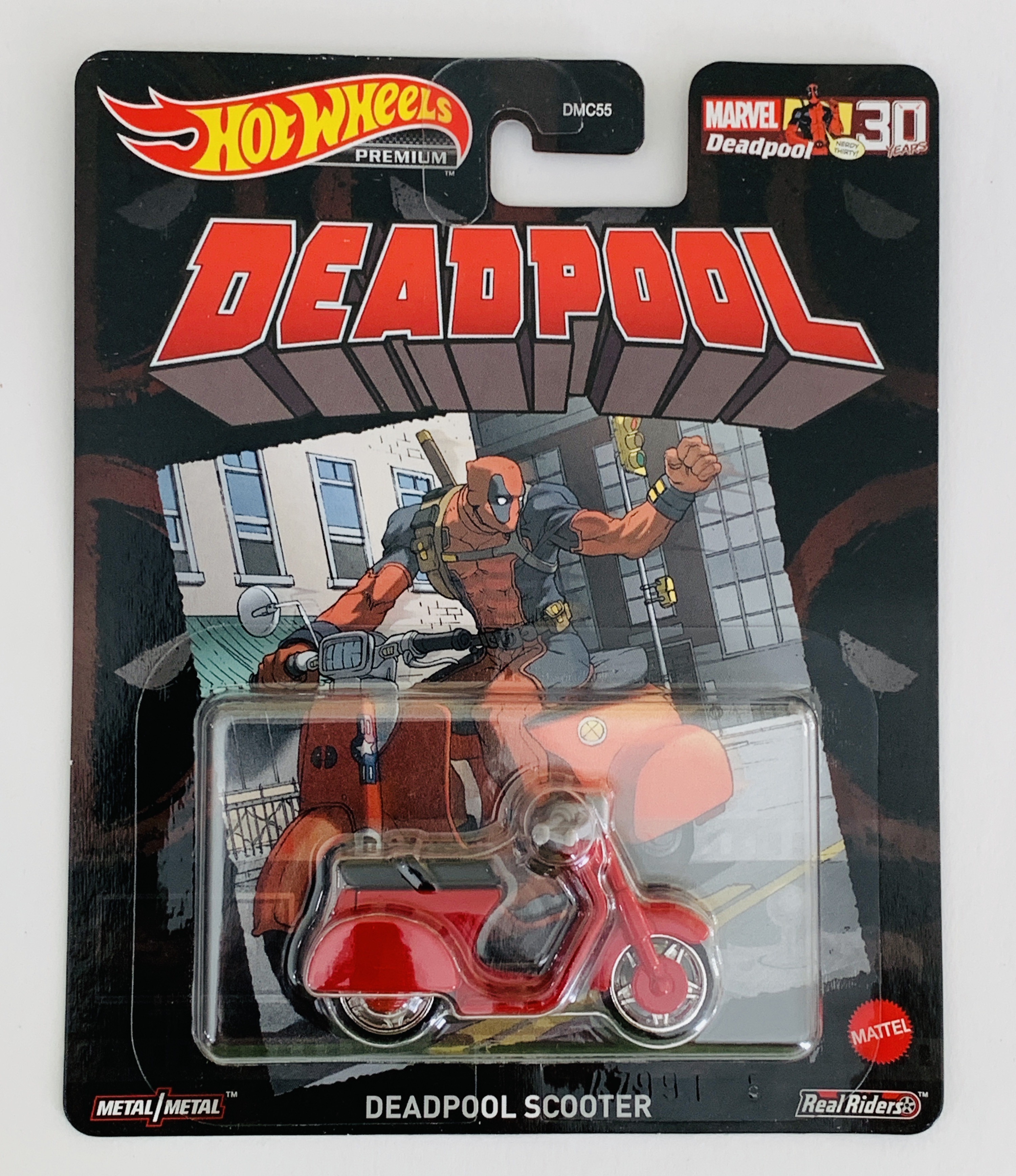 Hot Wheels Premium Marvel Deadpool Scooter