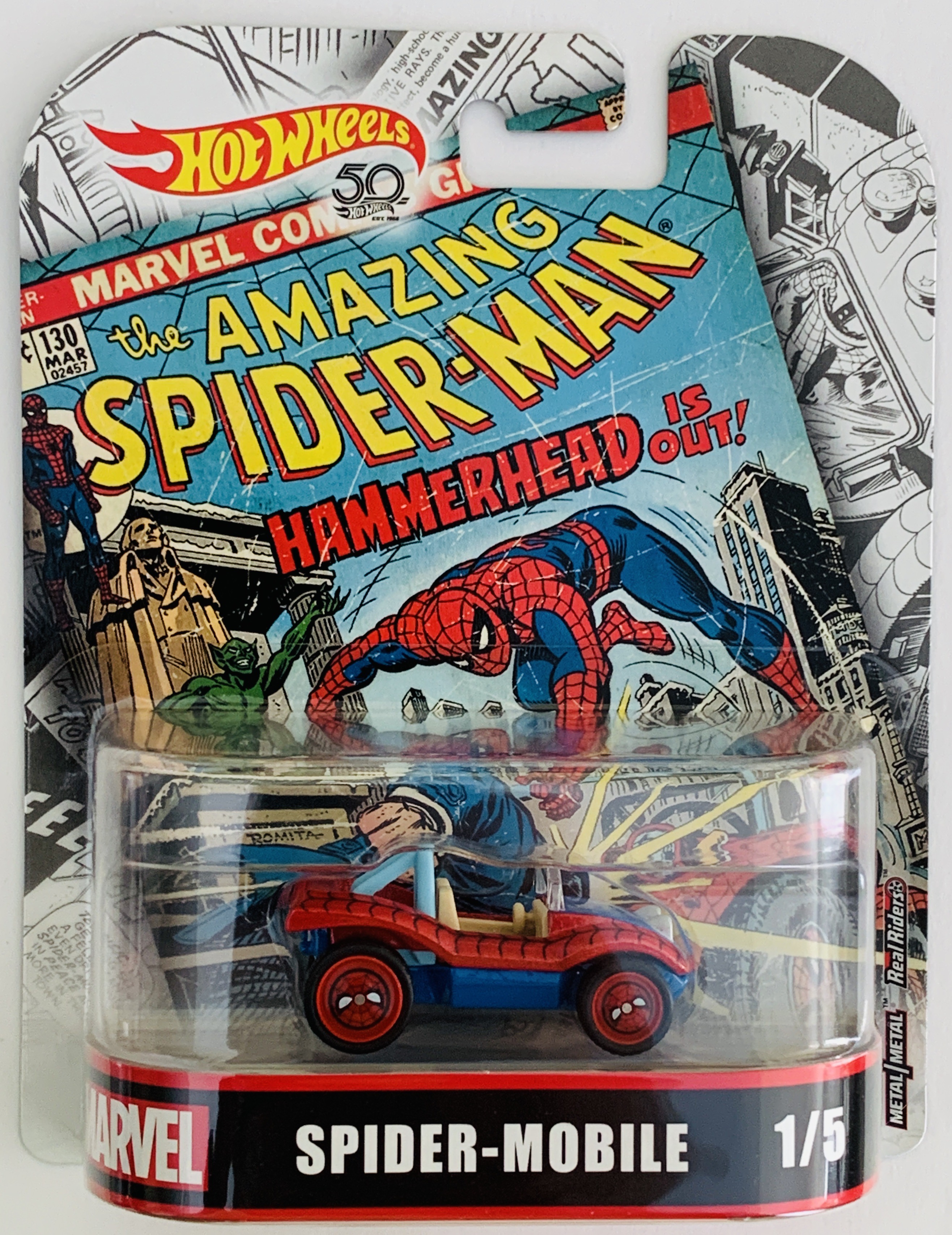Surichinmoi Moral Anoi Hot Wheels 50th Anniversary Marvel The Amazing Spiderman Spider-Mobile