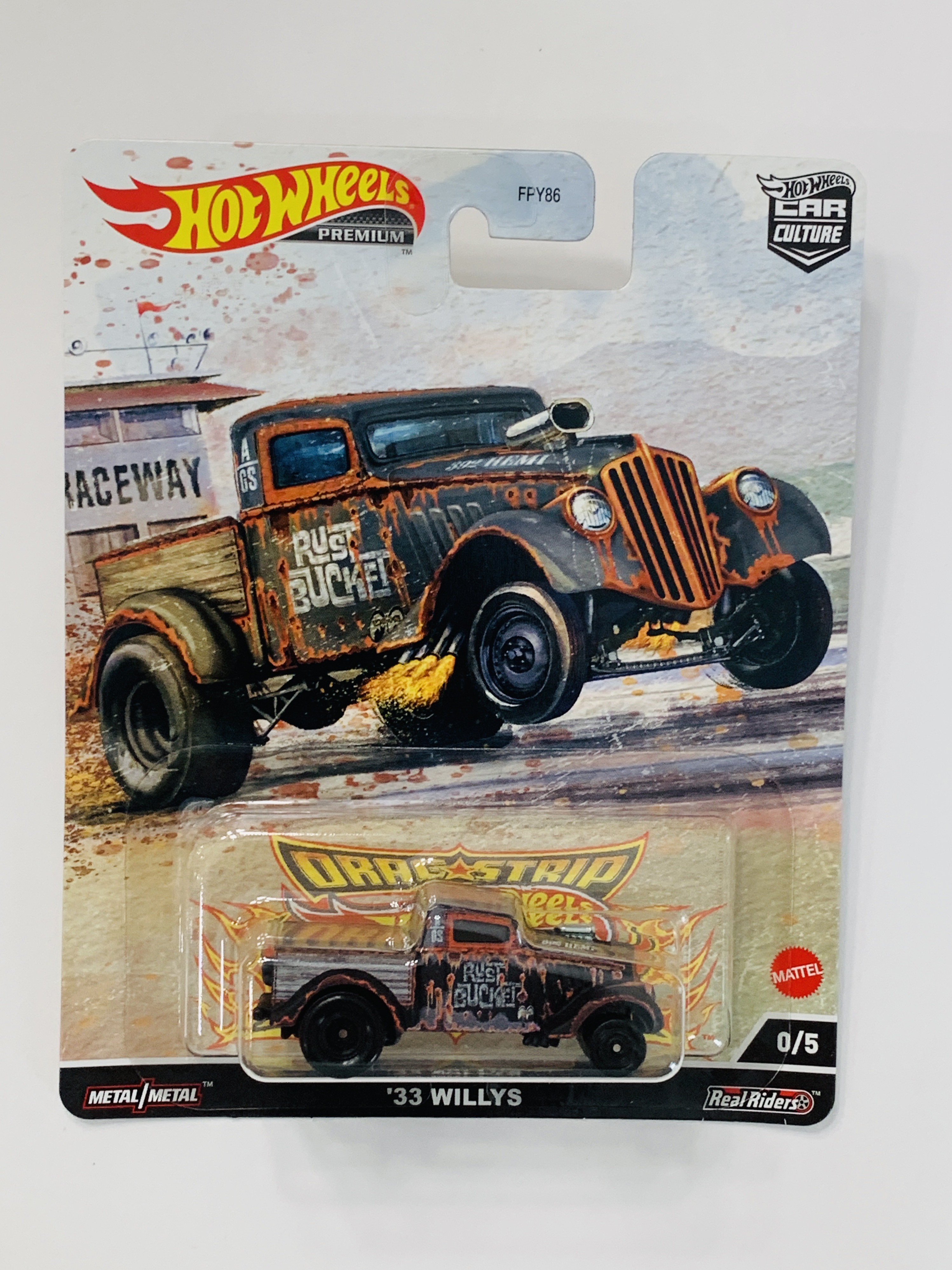 Hot Wheels Premium Drag Strip Demons '33 Willys Chase