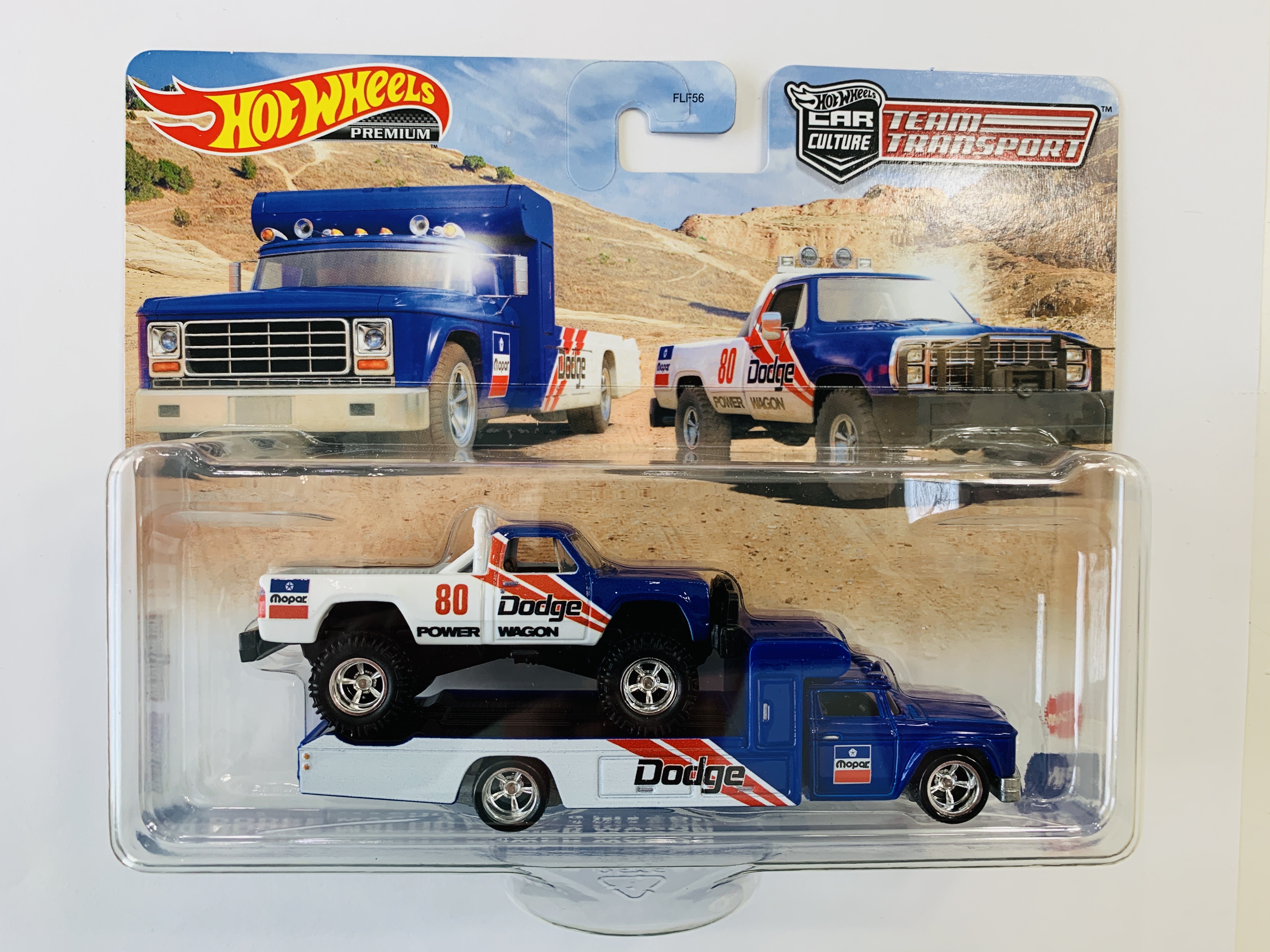 Hot Wheels Team Transport #50 '80 Dodge Macho Power Wagon / Retro Rig