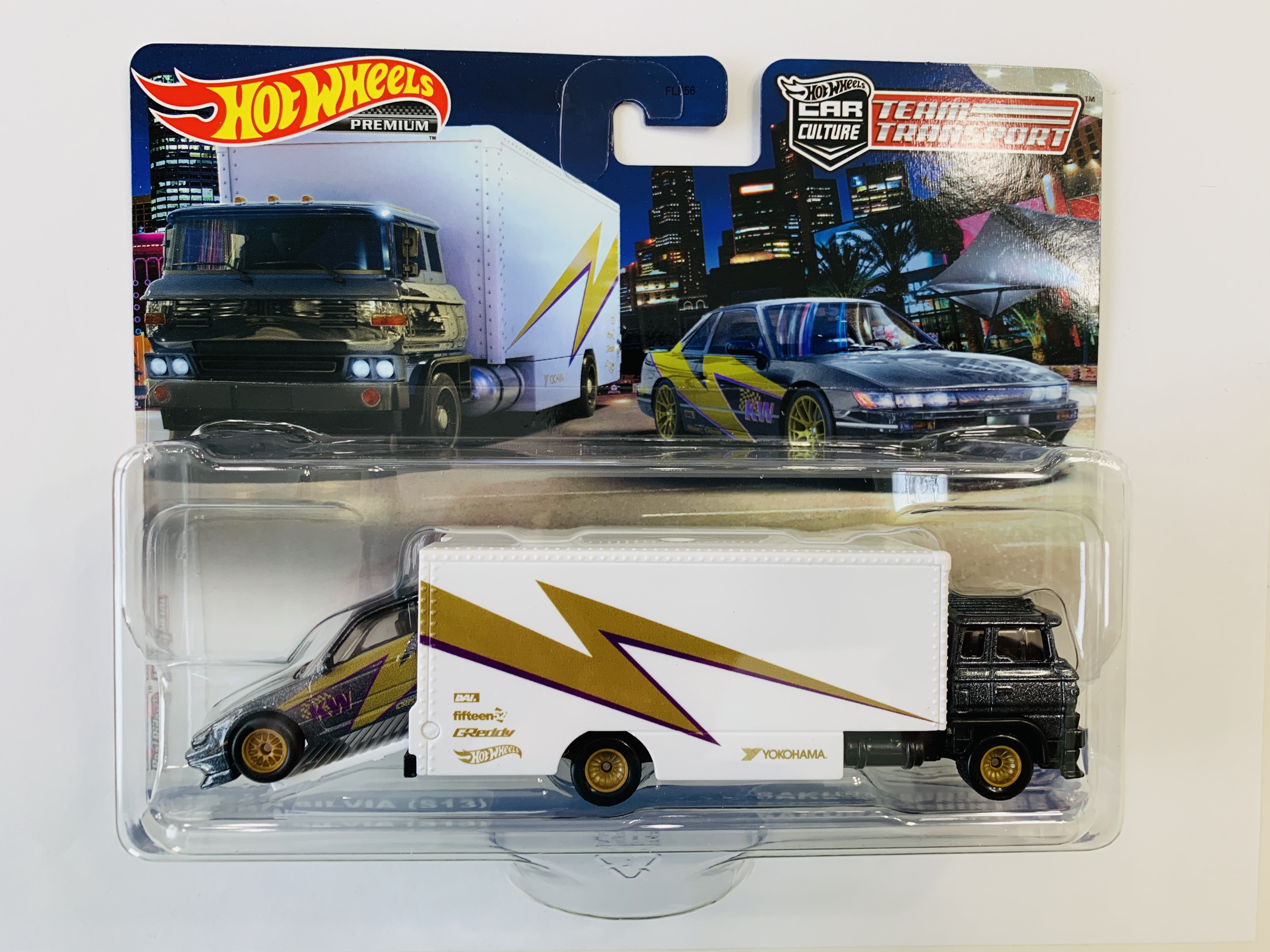 Hot Wheels Team Transport #52 Nissan Silvia (S13) / Sakura Sprinter