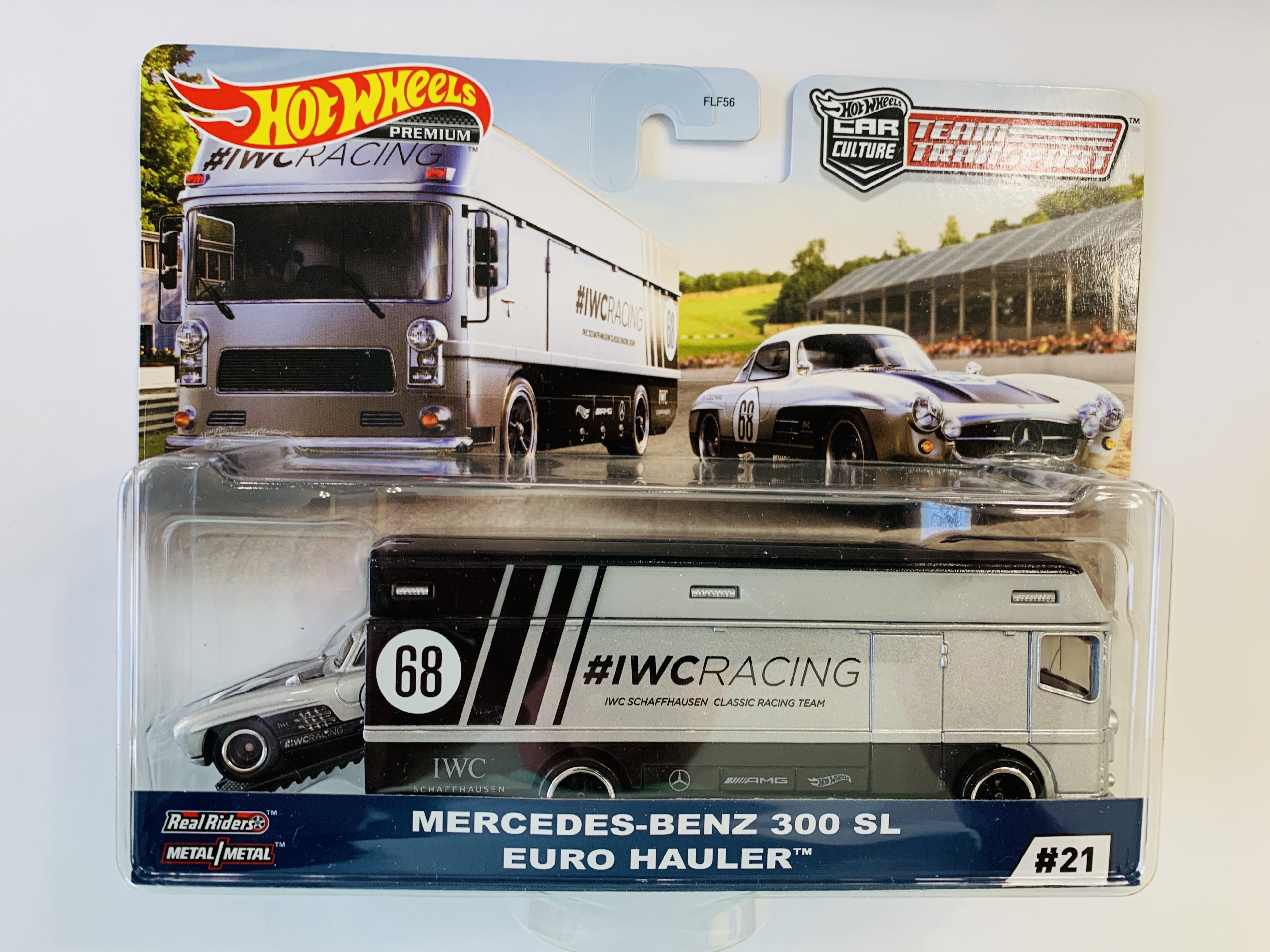 Hot Wheels Team Transport 21 MercedesBenz 300 SL / Euro Hauler