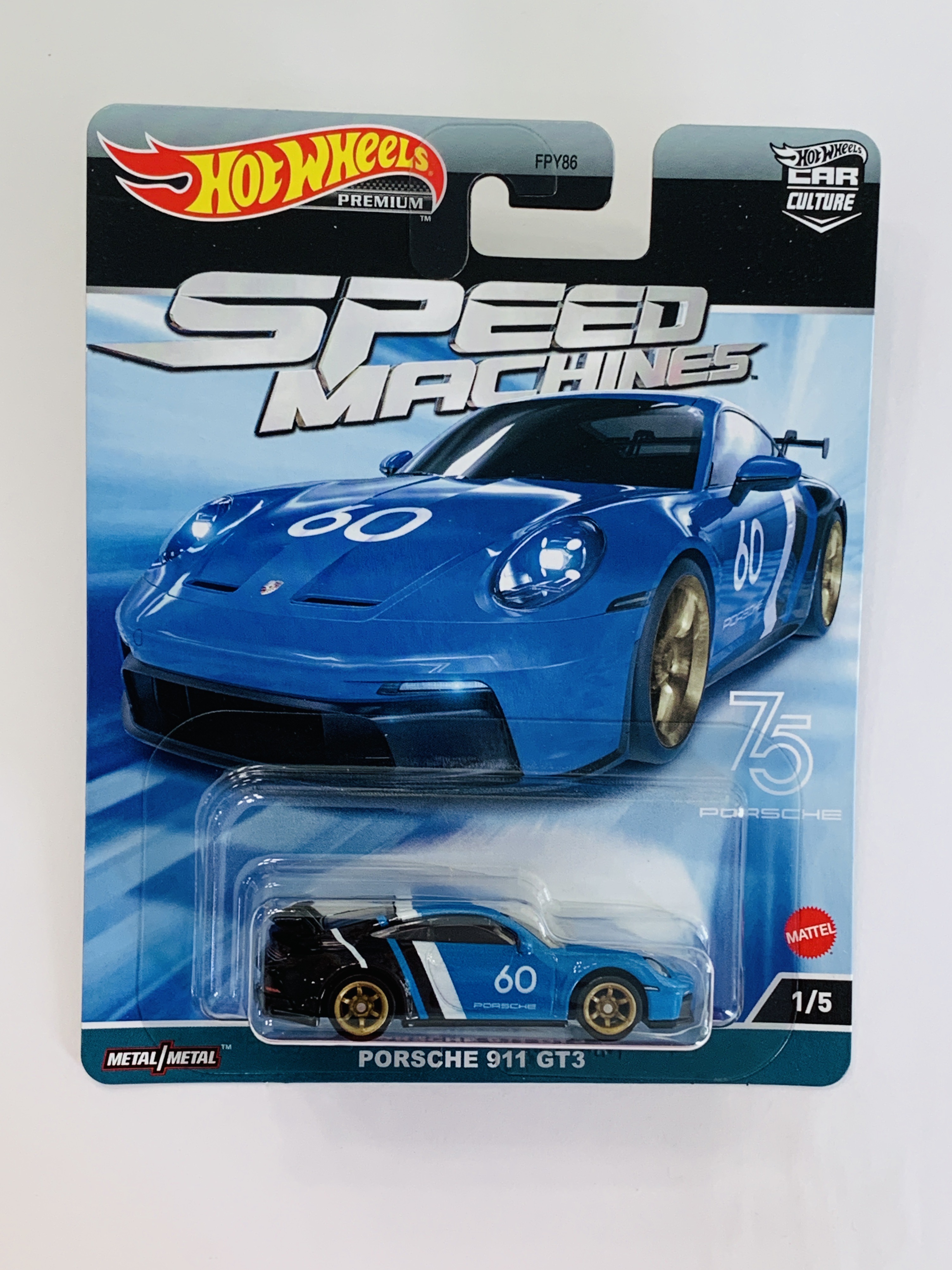 Hot Wheels Premium Car Culture Speed Machines Porsche 911 GT3