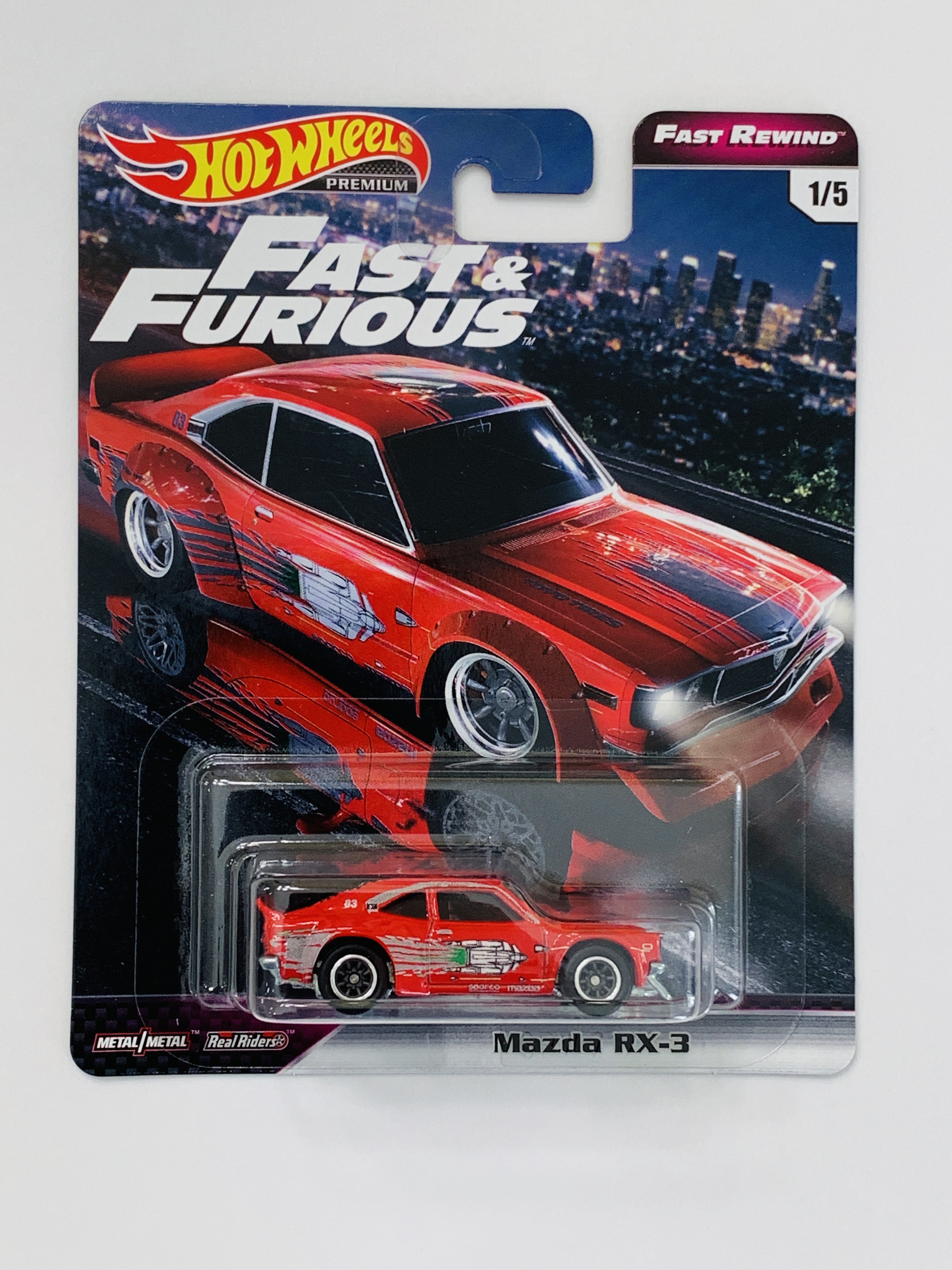 Hot Wheels Premium Fast & Furious Fast Rewind Mazda RX-3