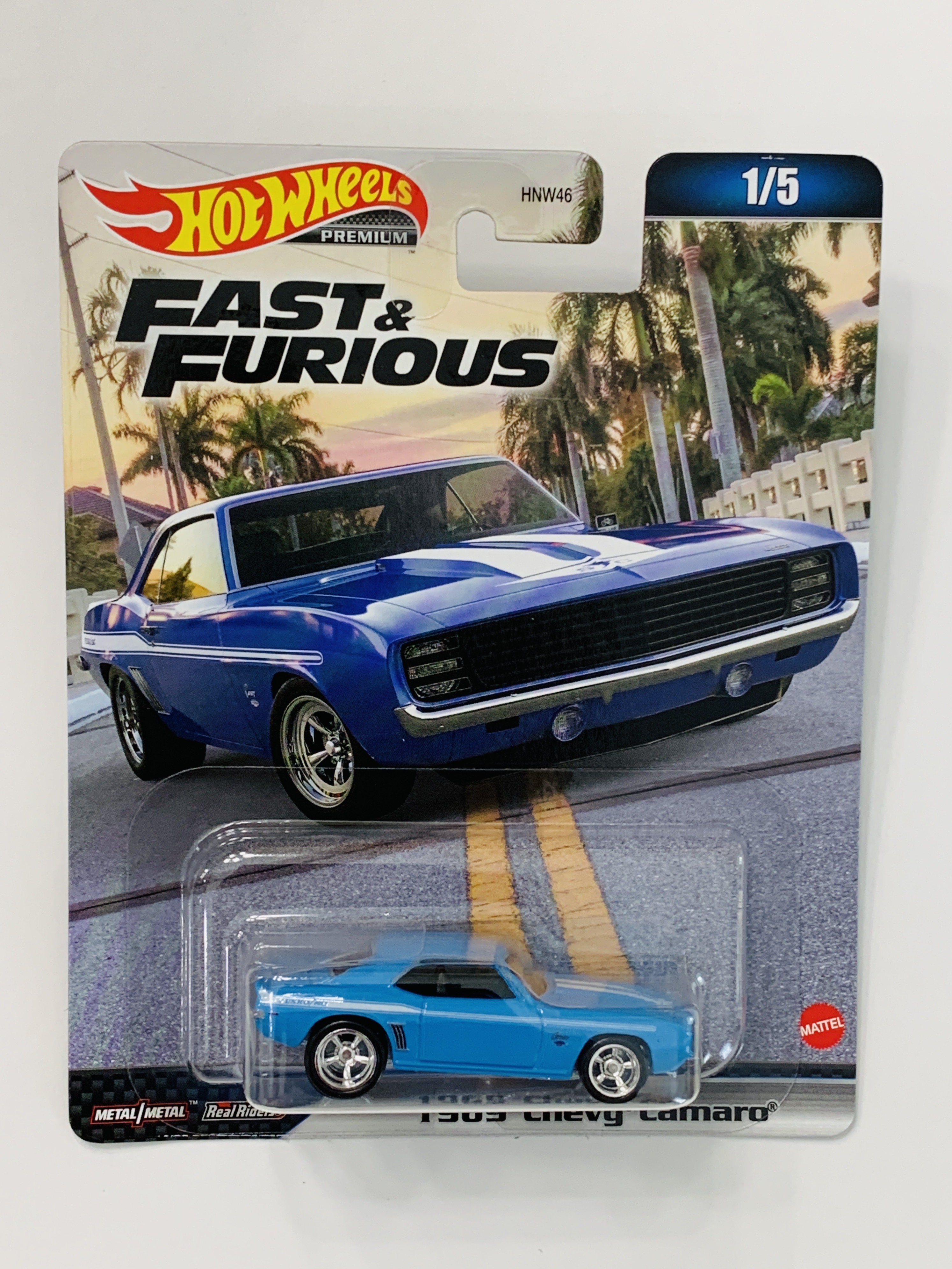 Hot Wheels Premium 2 Fast 2 Furious '69 Chevy Camaro