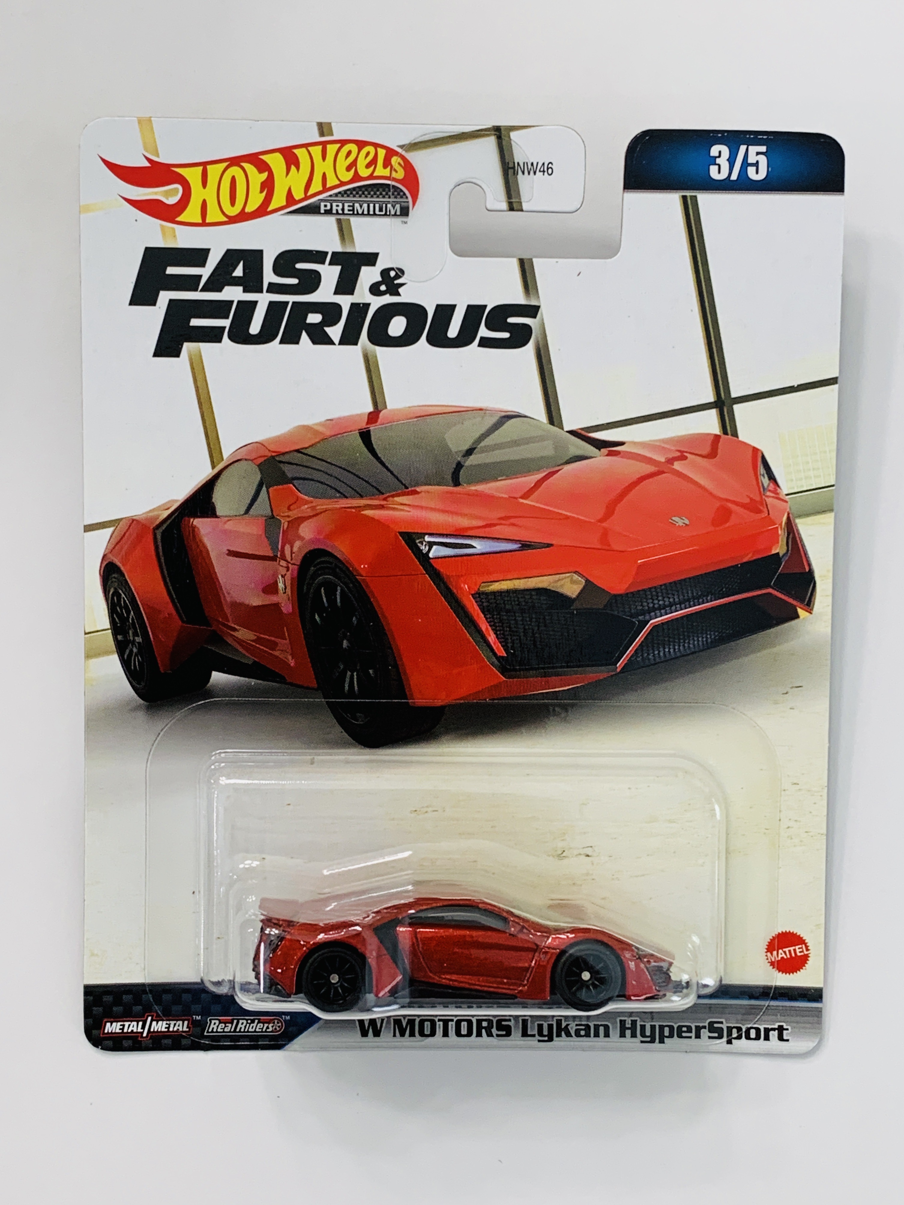 Hot Wheels Premium Fast & Furious Furious7 W Motors Lykan Hypersport