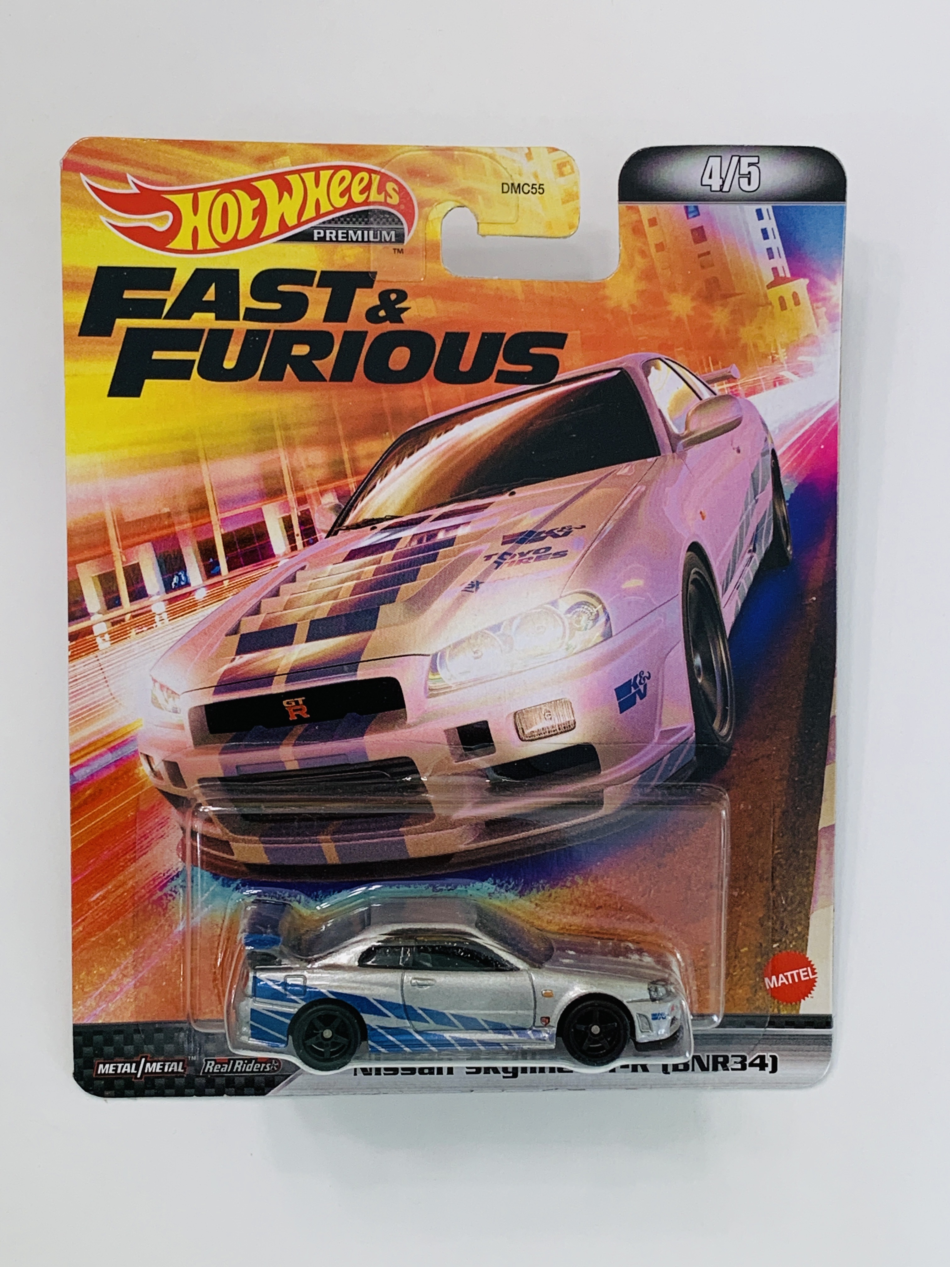 Hot Wheels Premium 2 Fast 2 Furious Nissan Skyline GT-R (BNR34)