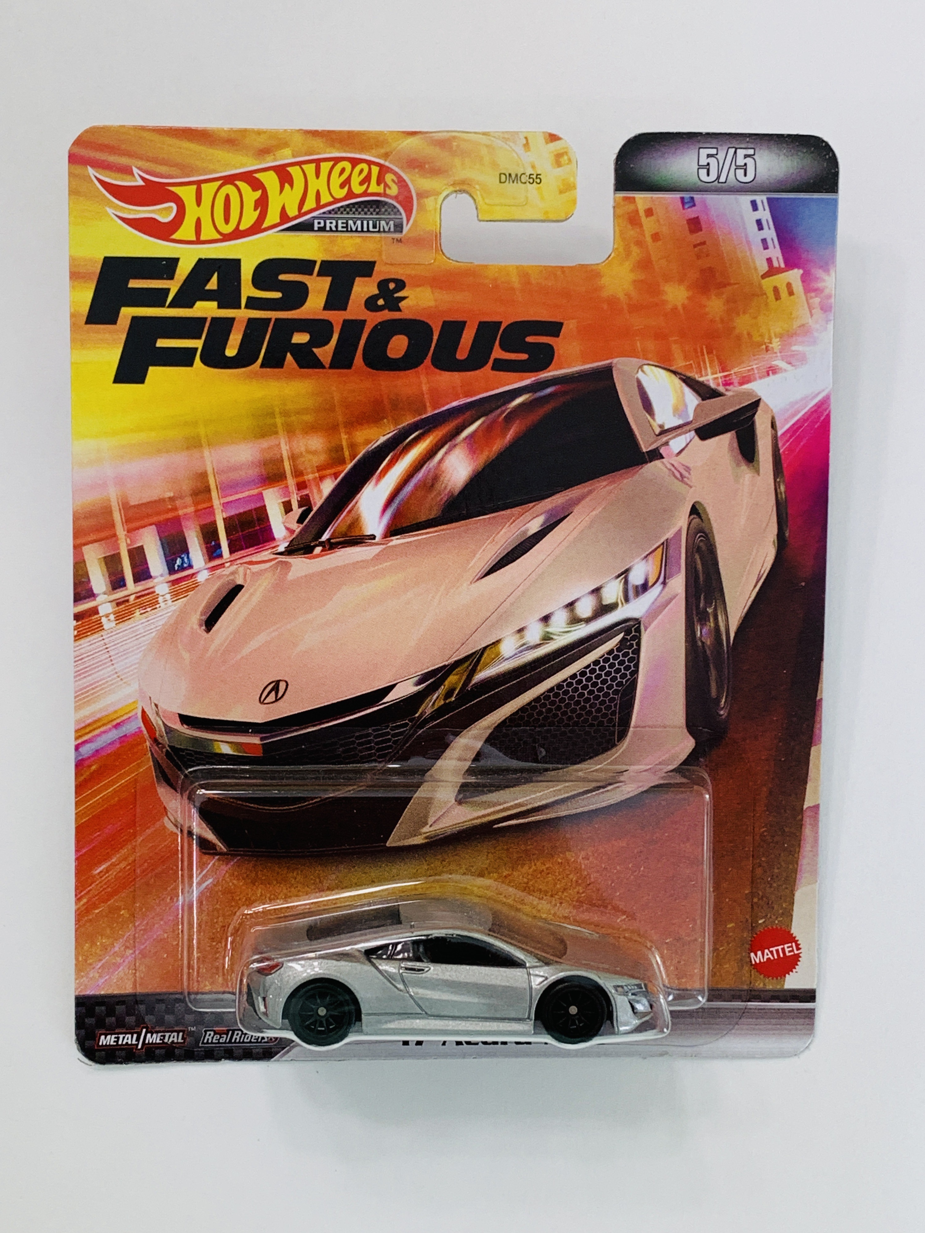 Hot Wheels Premium 1:64 Ford Mustang GT350 - Fast & Furious 9 F9 The Fast Saga - Blu/Grigio