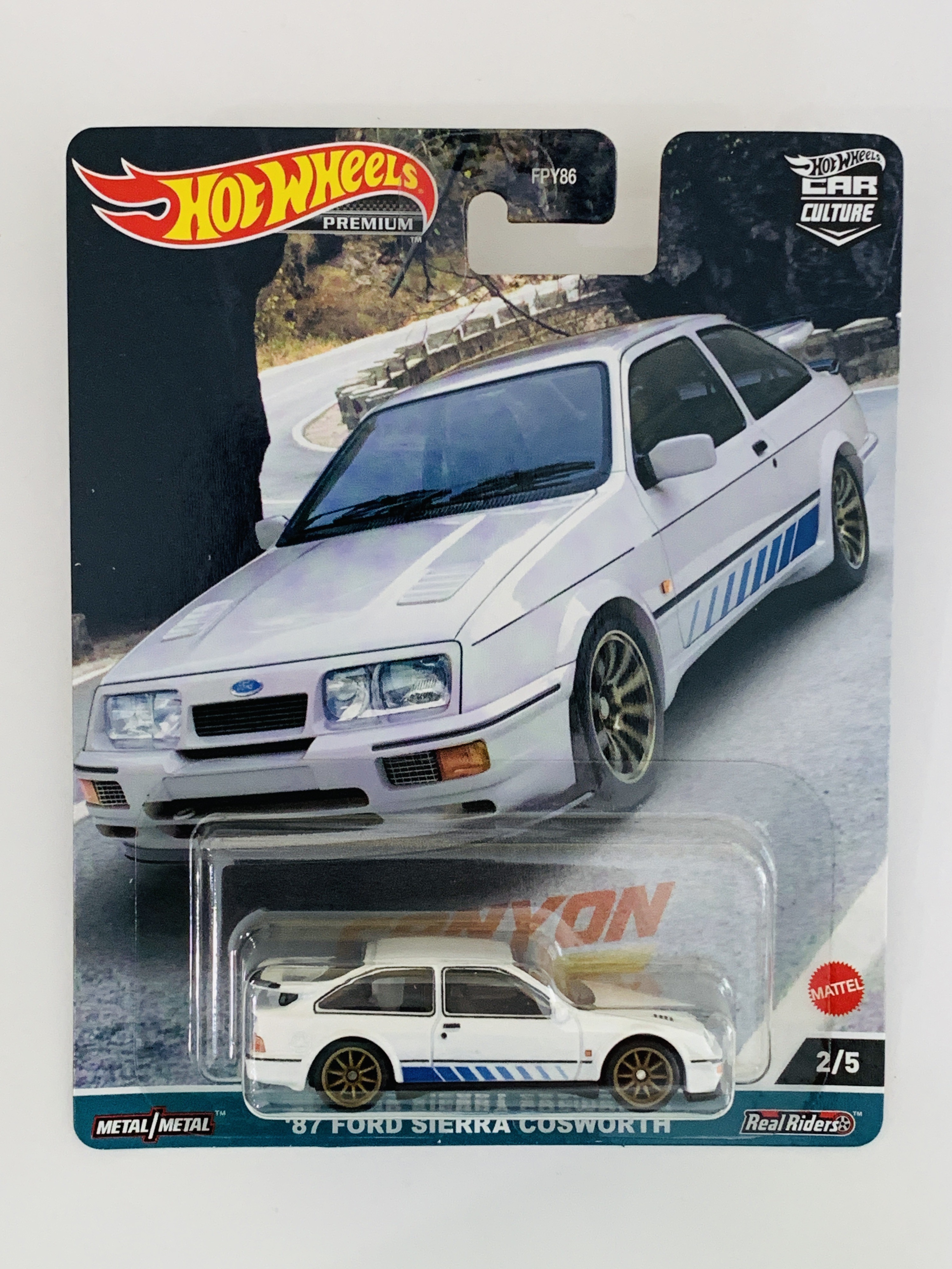 Hot Wheels Premium Canyon Warriors '87 Ford Sierra Cosworth