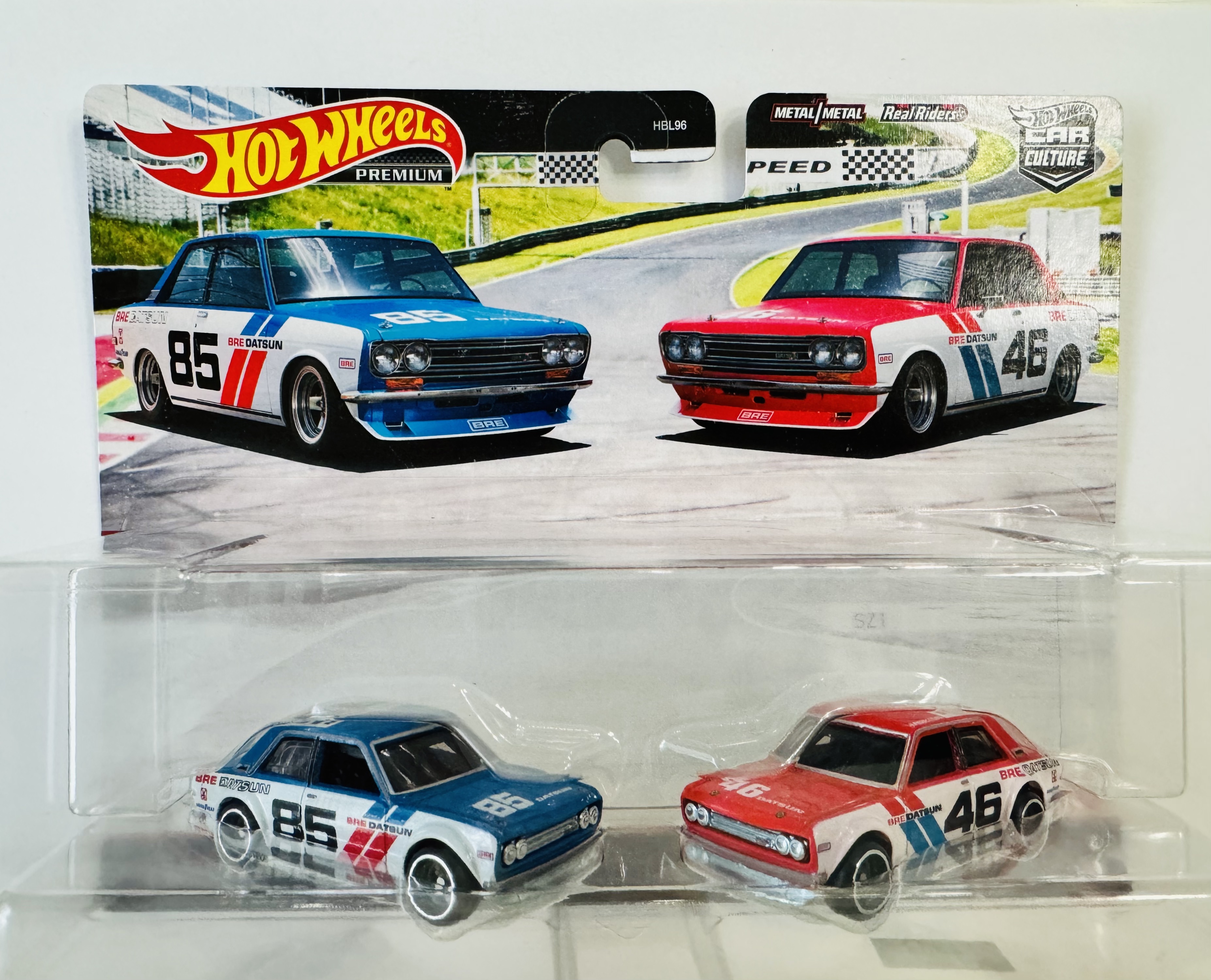 Hot Wheels Premium 2pk '71 BRE Datsun 510 and '71 BRE Datsun 510