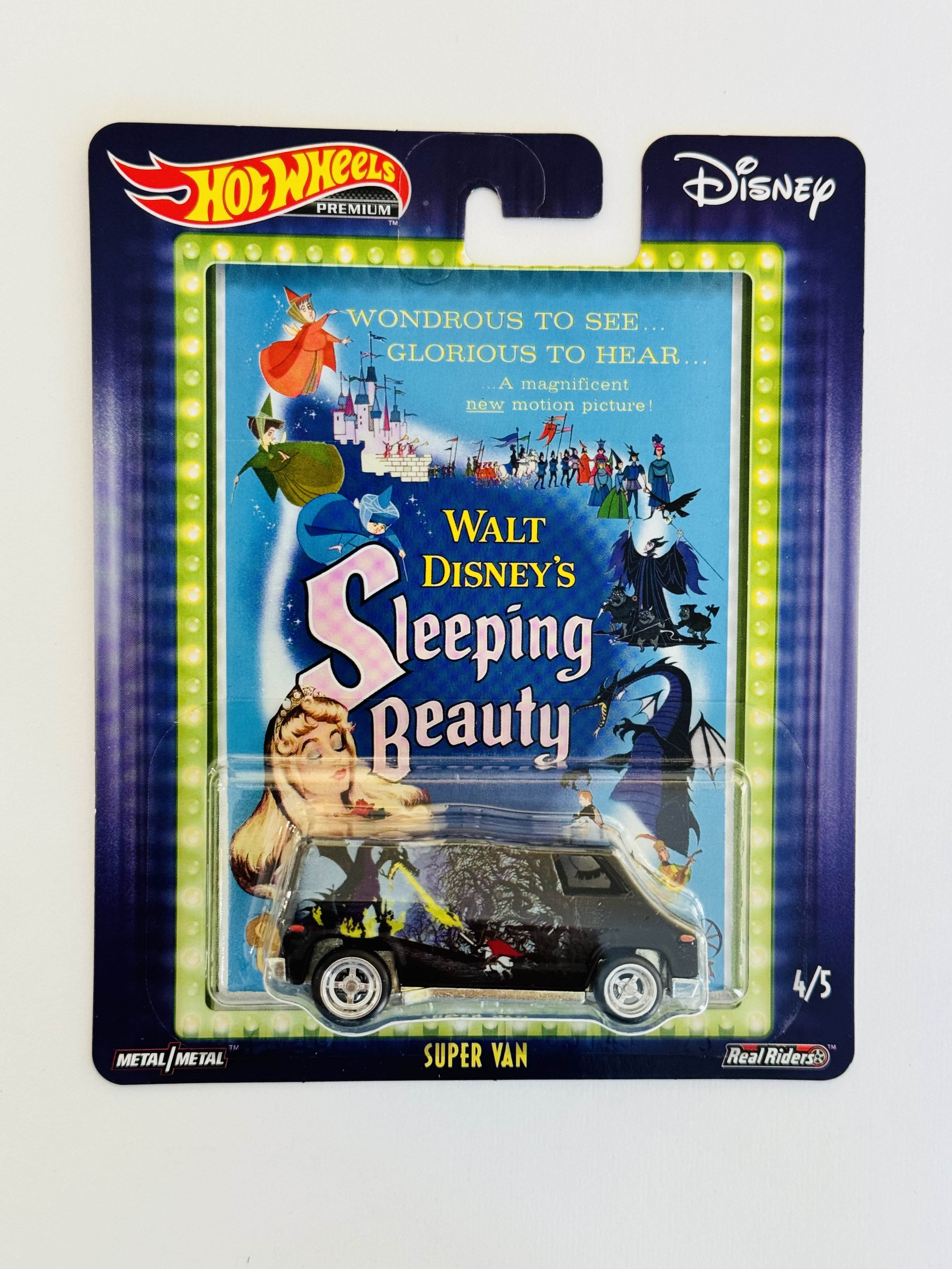 Hot Wheels Premium Disney Sleepinig Beauty Super Van