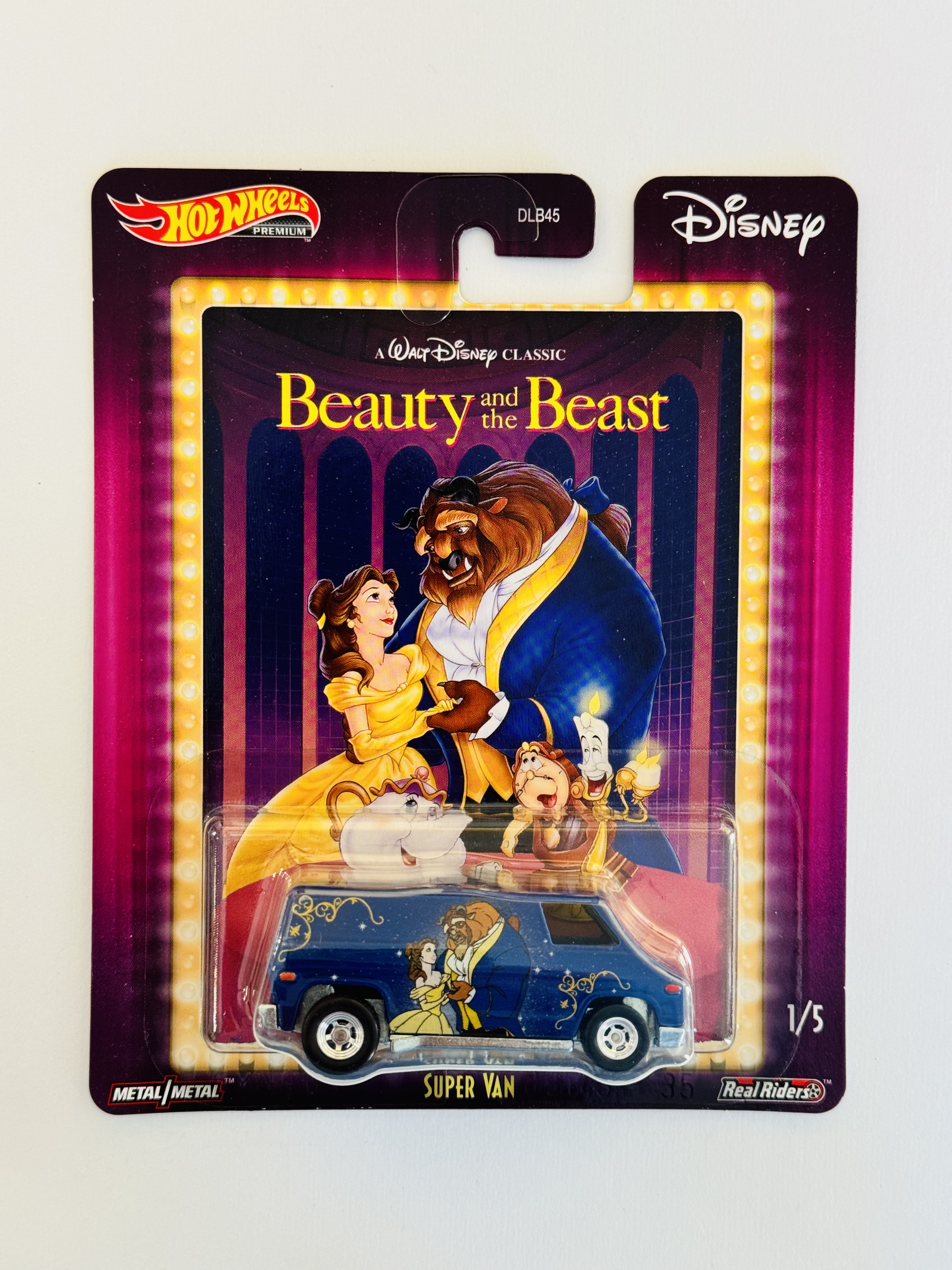 Hot Wheels Premium Disney Beauty And The Beast Super Van