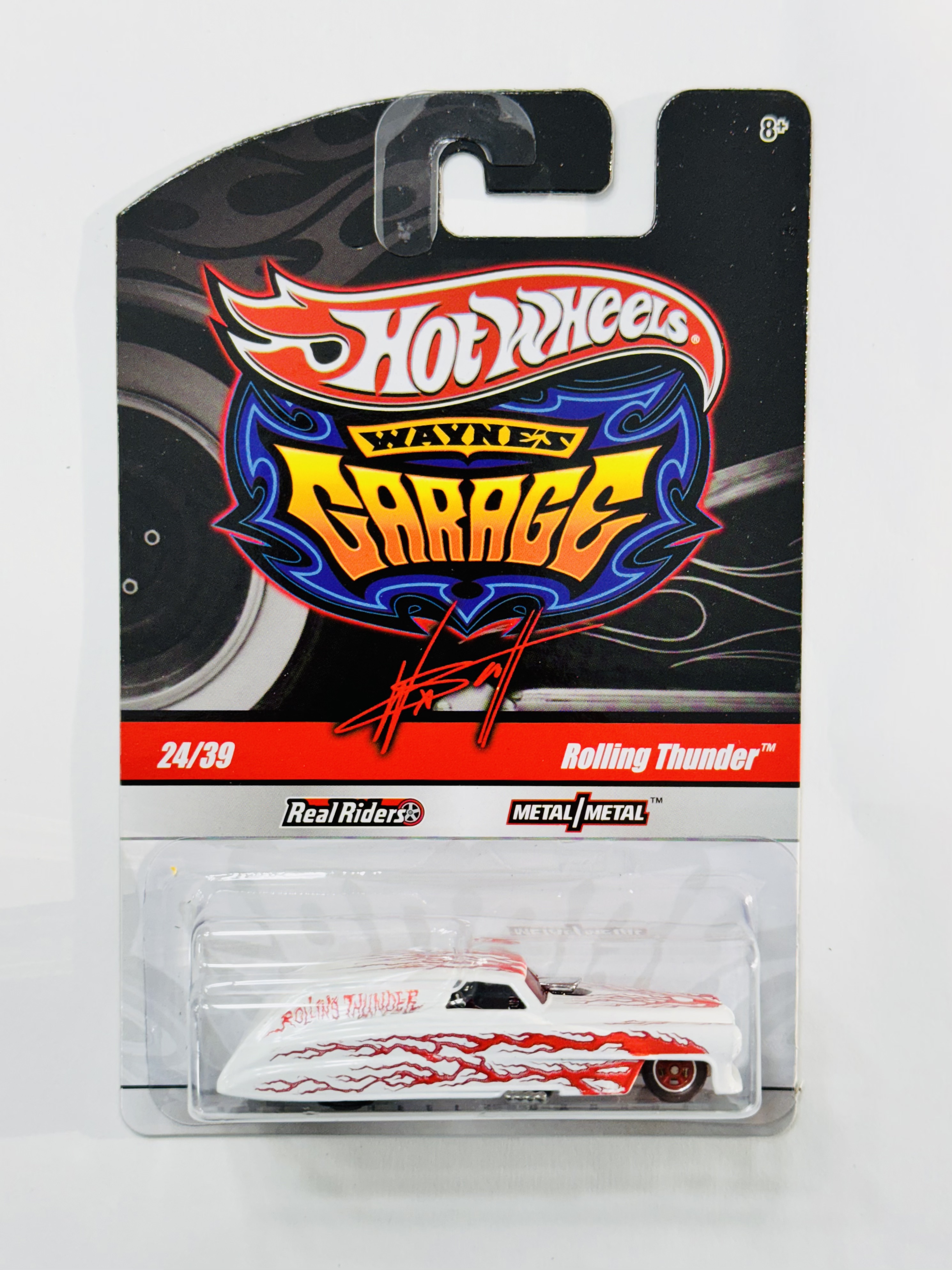 Hot Wheels Exclusive Wayne's Garage Rolling Thunder Signed Chase