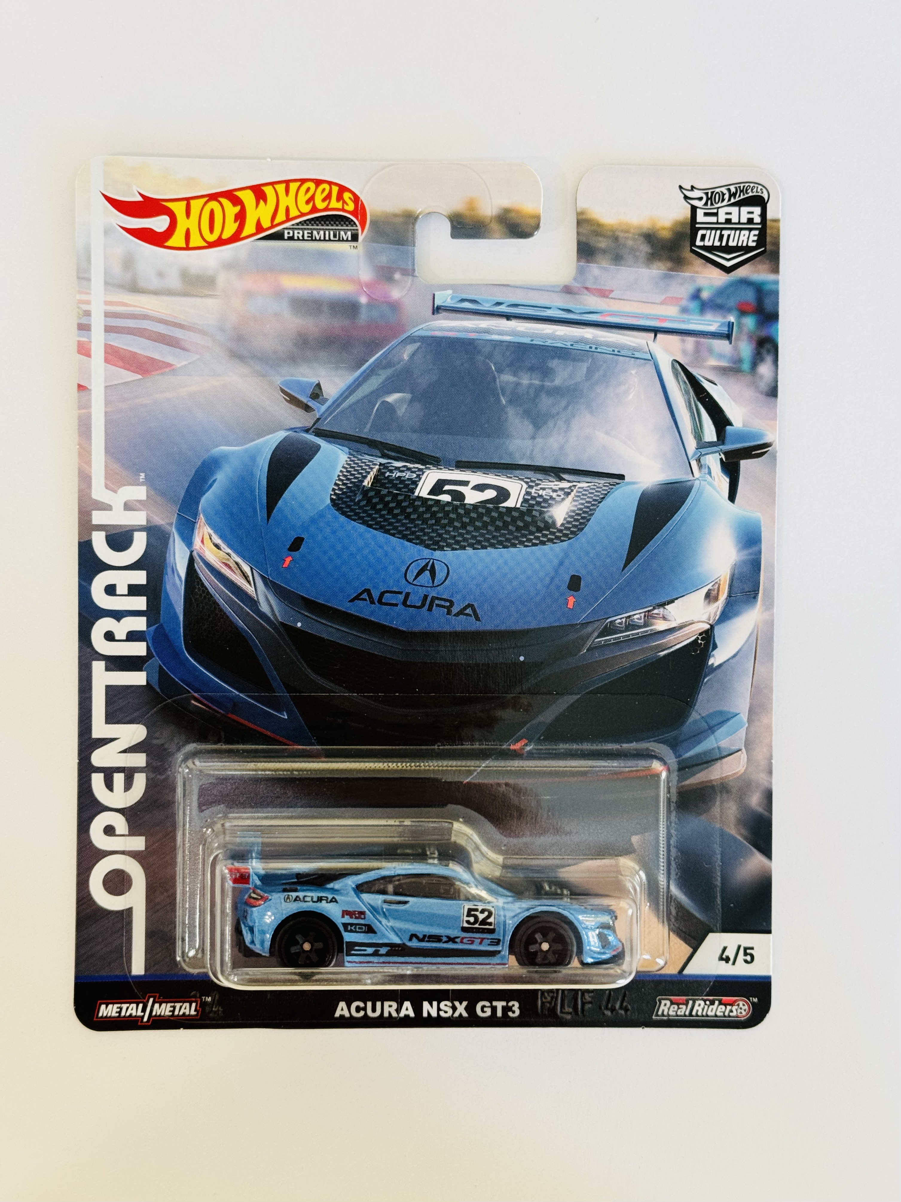 Hot Wheels Premium Open Track Acura NSX GT3