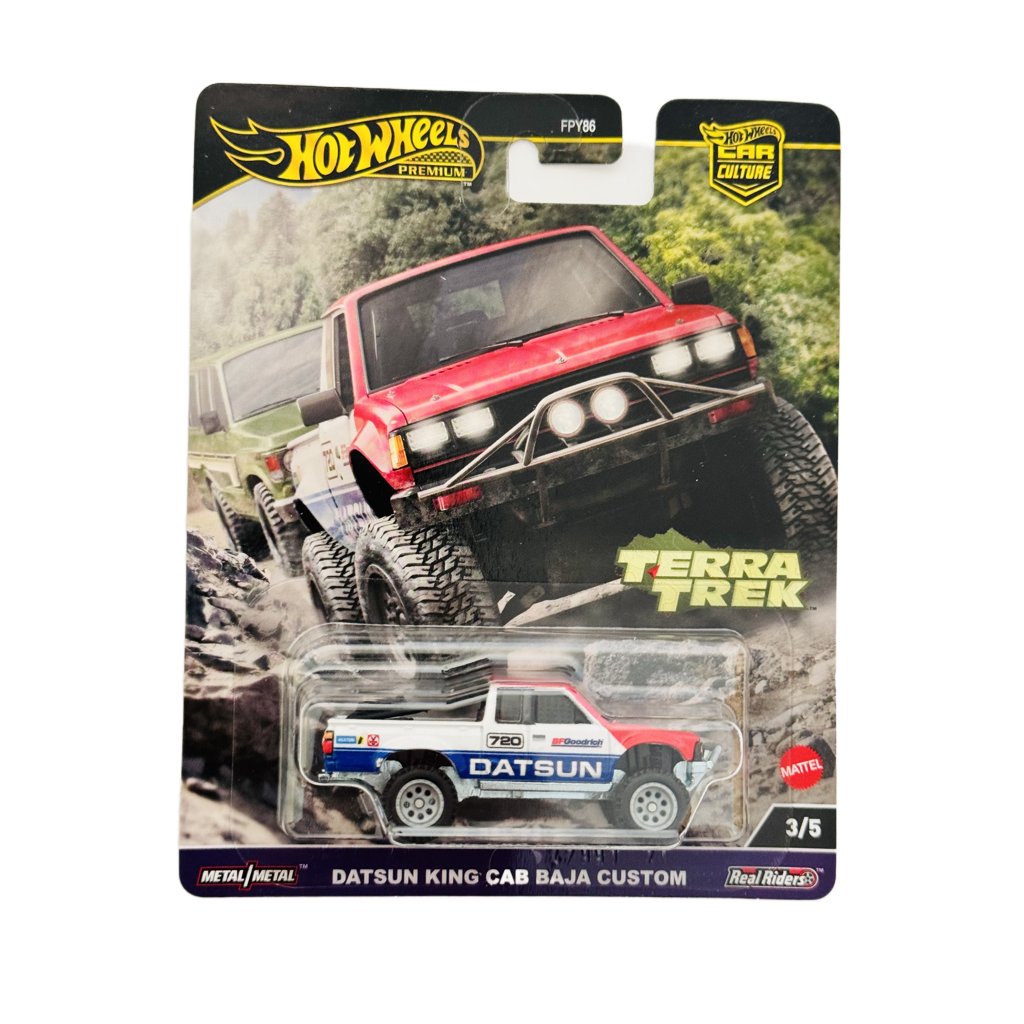 Hot Wheels Premium Terra Trek Datsun King Cab Baja Custom