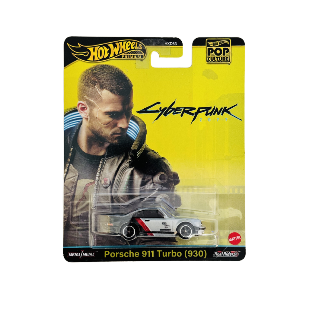 Hot Wheels Premium Cyberpunk Porsche 911 Turbo (930)
