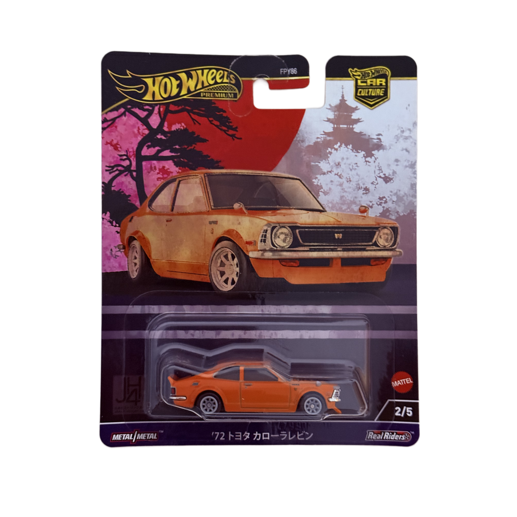 Hot Wheels Premium Japan Historics 4 '72 Toyota Corolla Levin