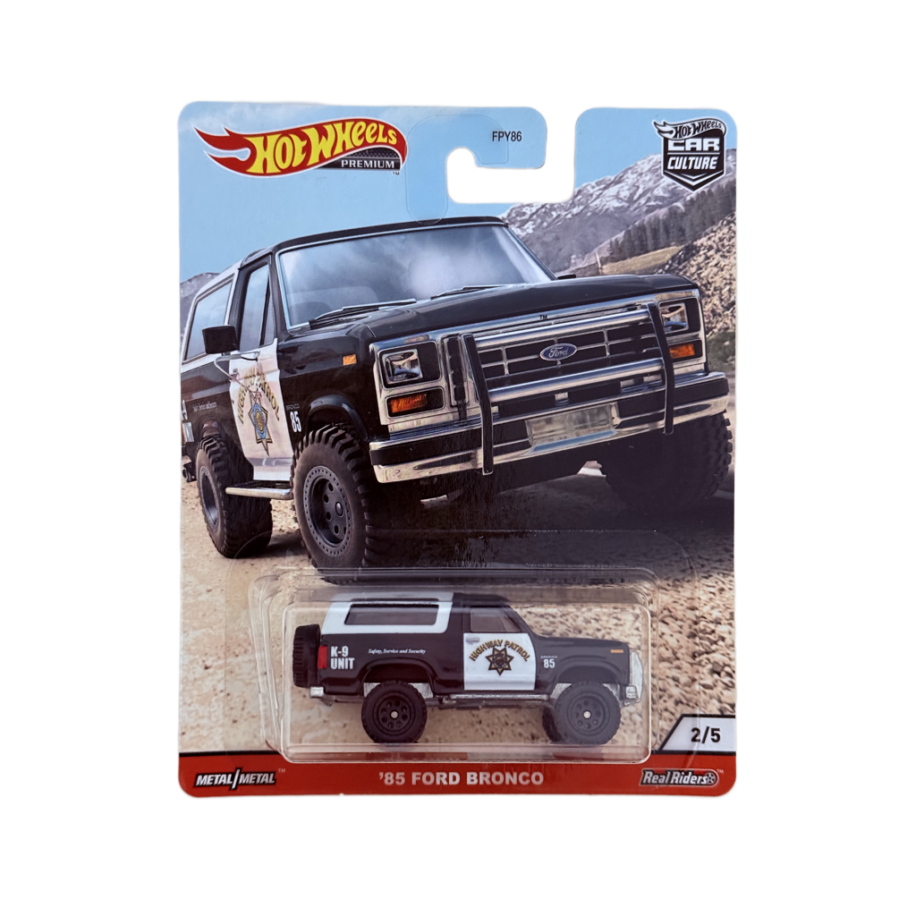 Hot Wheels Premium Wild Terrain '85 Ford Bronco