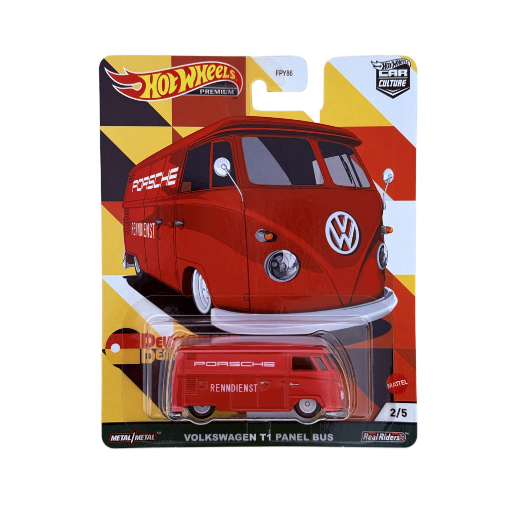 Hot Wheels Premium Deutschland Design Volkswagen T1 Panel Bus
