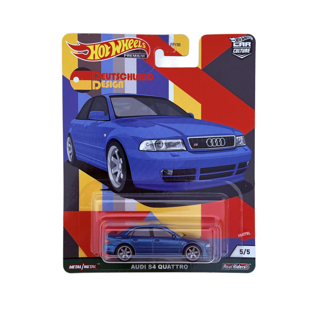 Hot Wheels Premium Deutschland Design Audi S4 Quattro