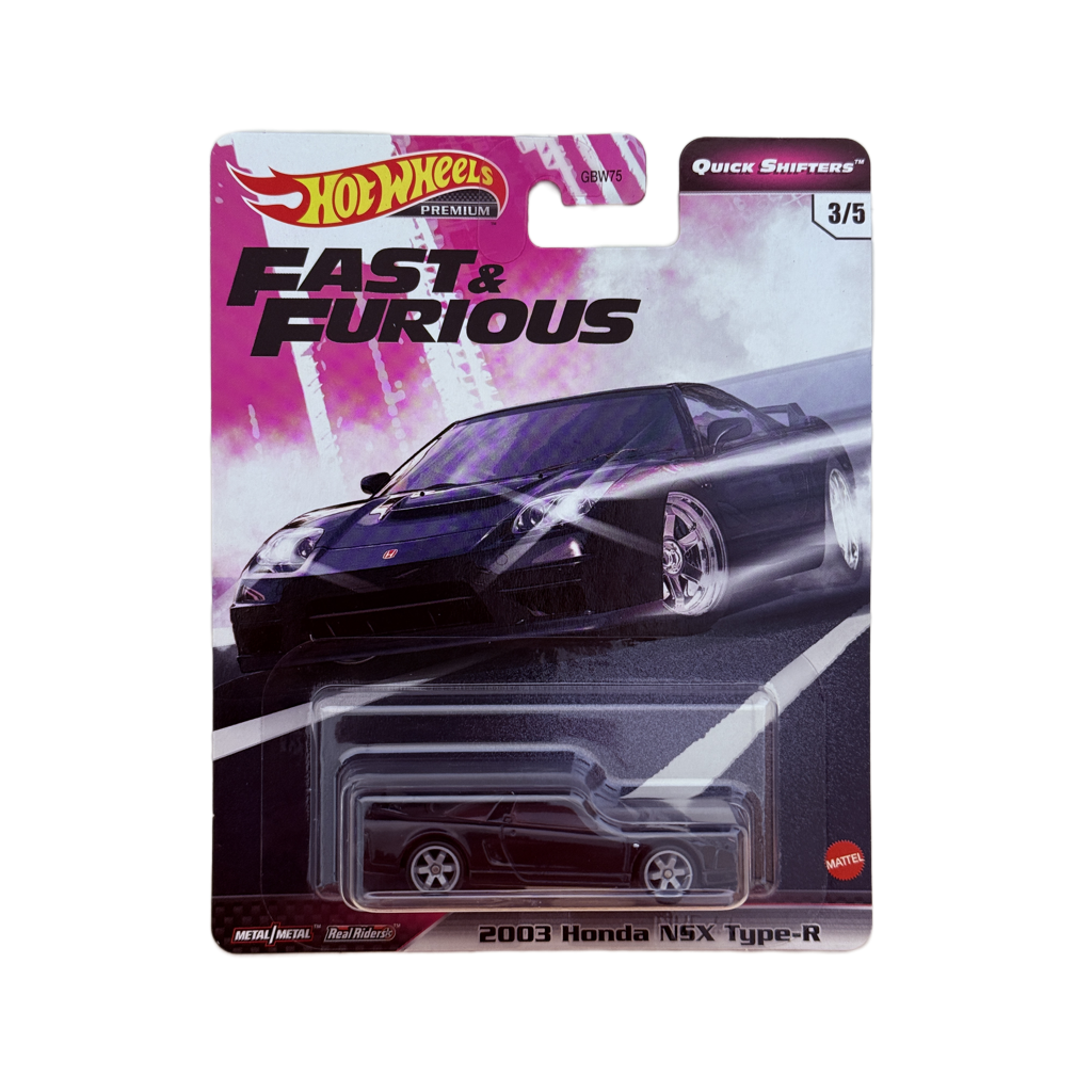 Hot Wheels Premium Fast & Furious Quick Shifters 2003 Honda NSX Type-R