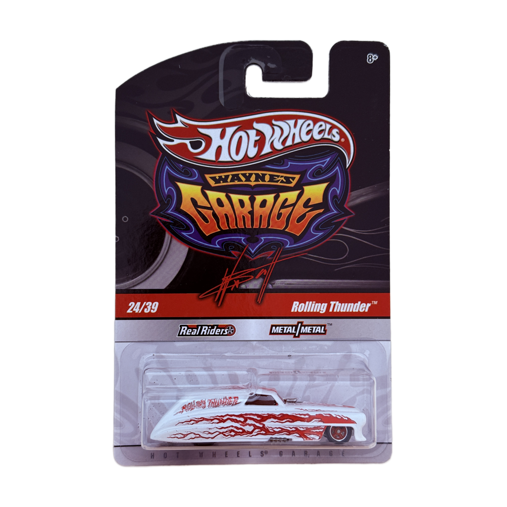 Hot Wheels Exclusive Signed Chase Wayne's Garage Rolling Thunder