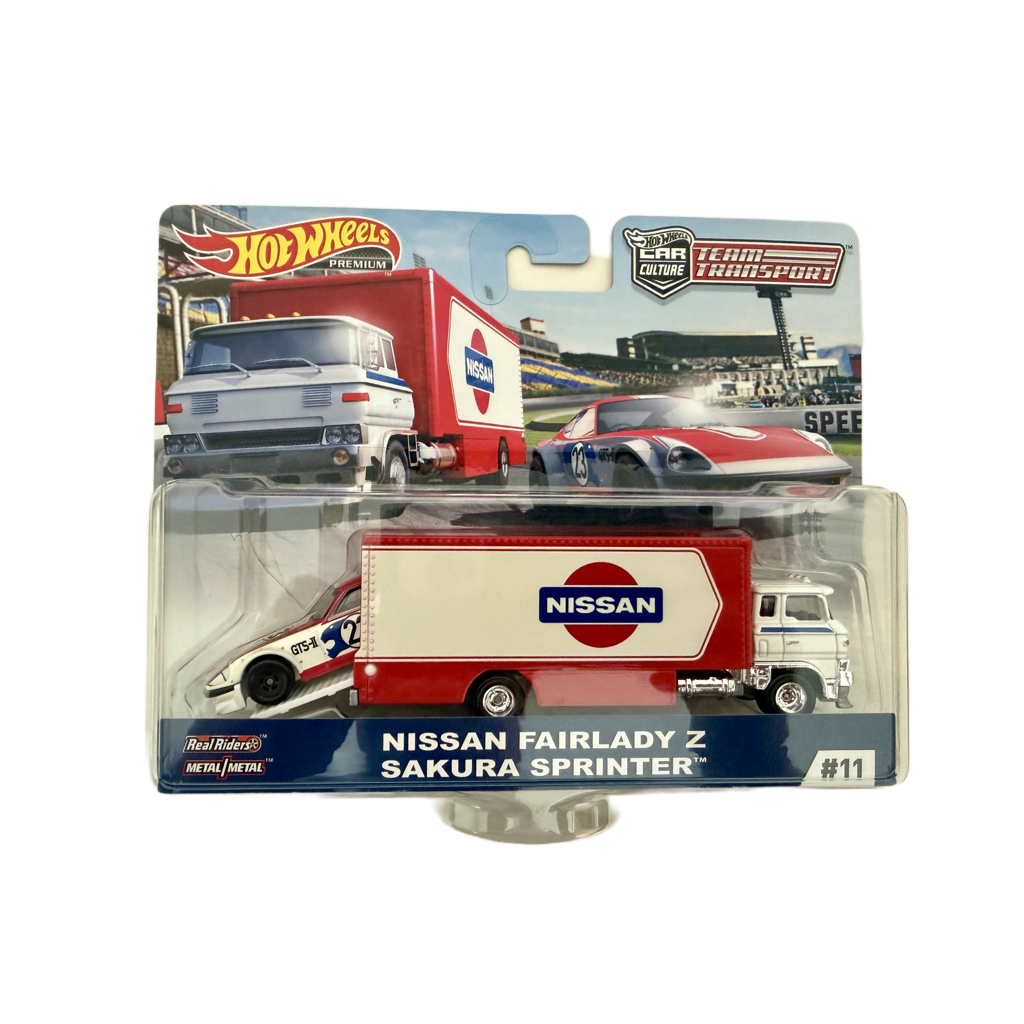 Hot Wheels Team Transport #11 Nissan Fairlady Z / Sakura Sprinter