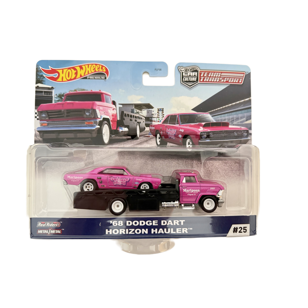 Hot Wheels Team Transport #25 '68 Dodge Dart Horizon Hauler