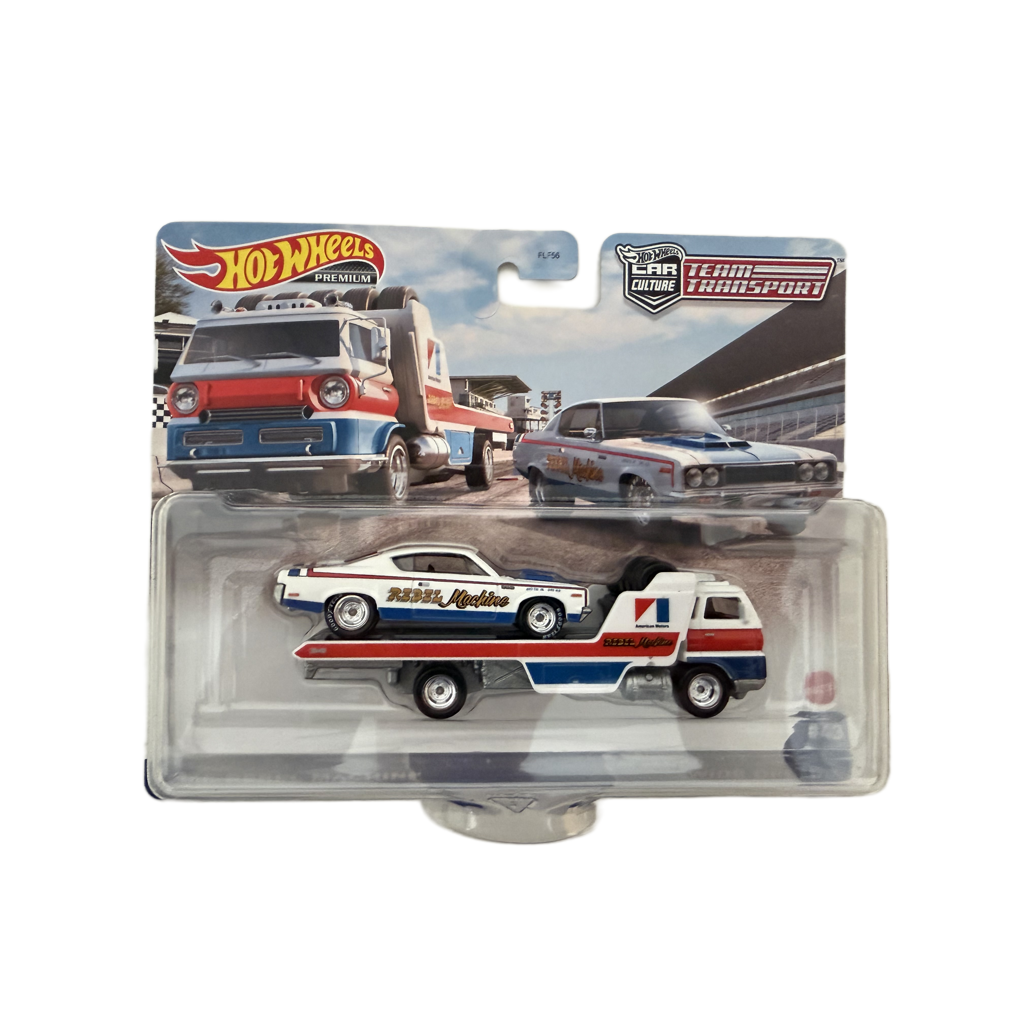 Hot Wheels Team Transport #43 AMC Rebel Machine / Wide Open