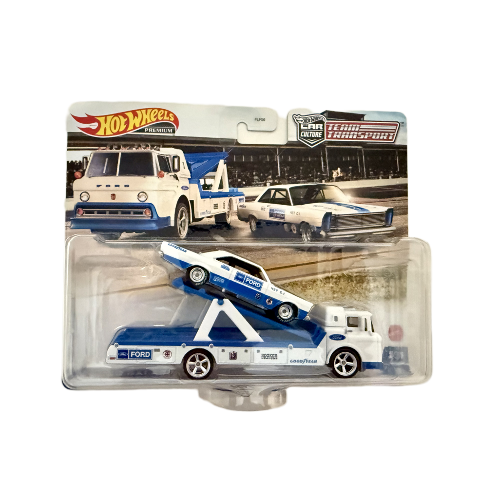 Hot Wheels Team Transport #38 '65 Ford Galaxie / Ford C-800