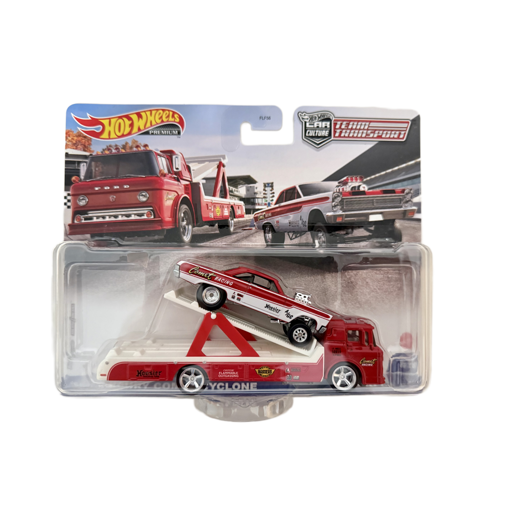 Hot Wheels Team Transport #28 '65 Mercury Comet Cyclone / Ford C-800