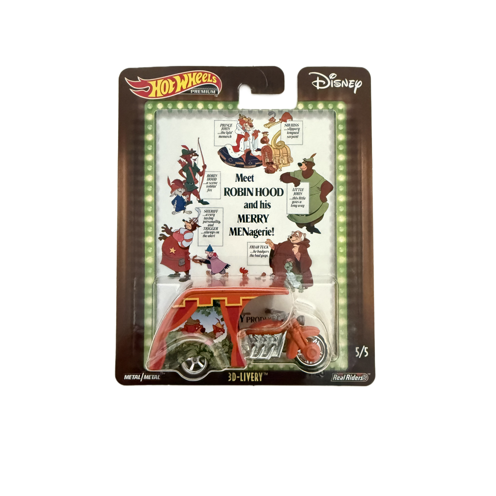 Hot Wheels Premium Disney Robin Hood 3D-Livery