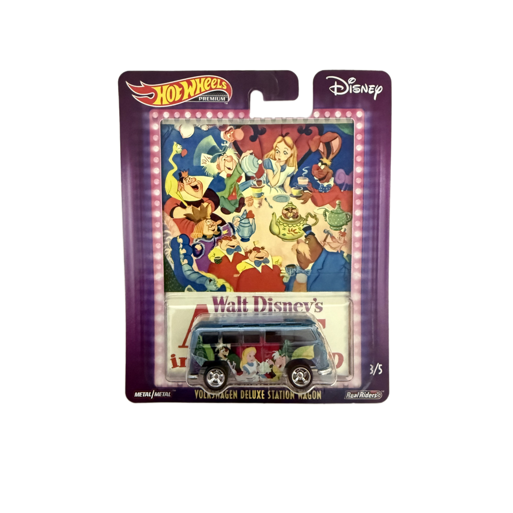 Hot Wheels Premium Disney Alice In Wonderland Volkswagen Deluxe Station Wagon