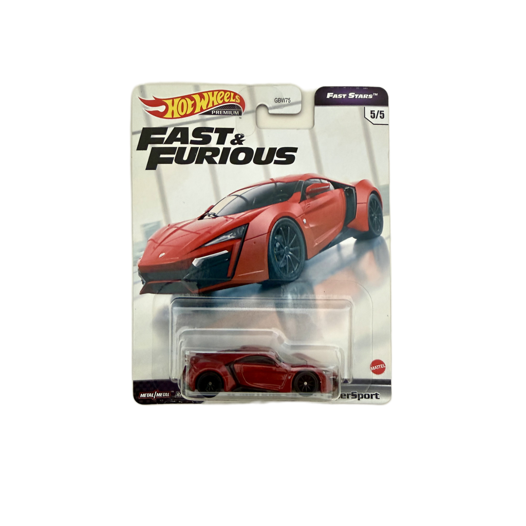 Hot Wheels Premium Fast & Furious Fast Stars W Motors Lykan HyperSport