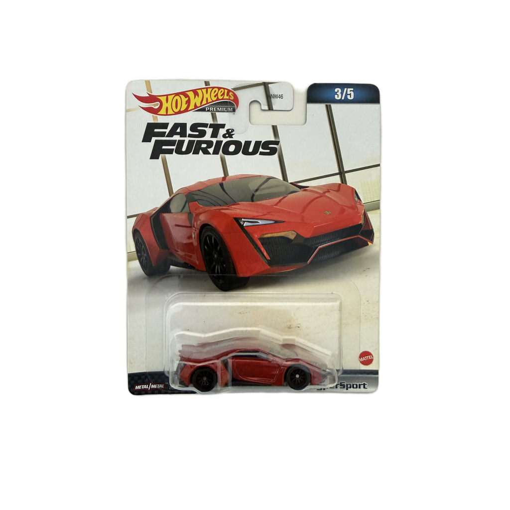 Hot Wheels Premium Fast & Furious W Motors Lykan Hypersport