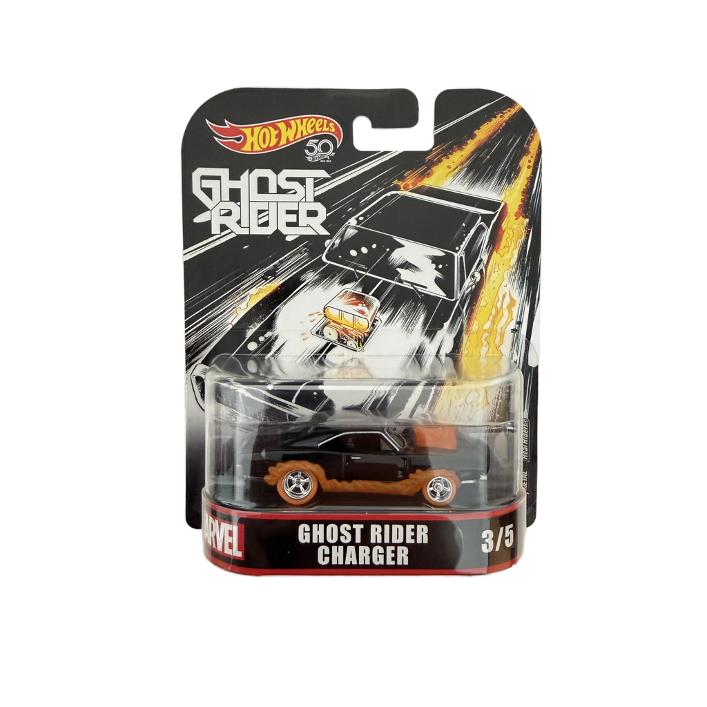 Hot Wheels Premium 50th Anniversary Ghost Rider Charger